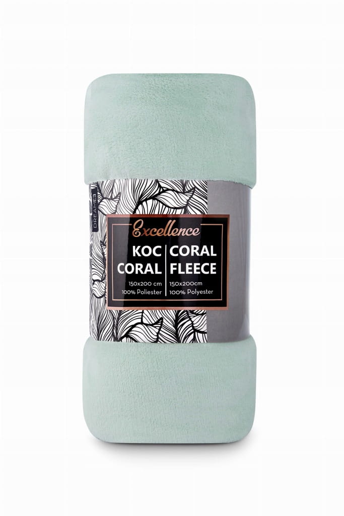 Koc Carbotex poliester 150x200cm odcienie zieleni - Idealny dla domu
