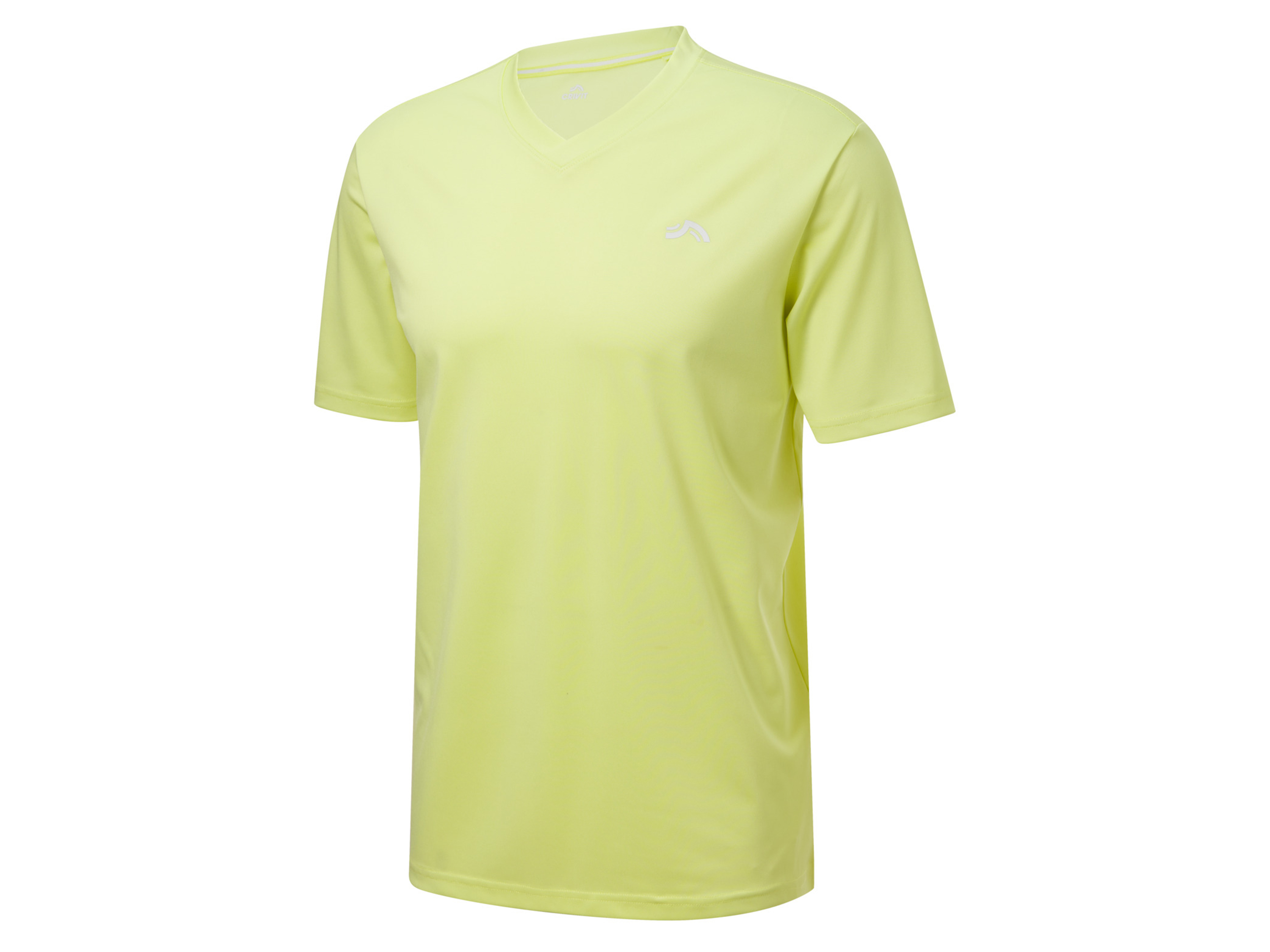 Crivit Męska koszulka funkcyjna/polo w jakości pique Limonkowy, XL 56/58
