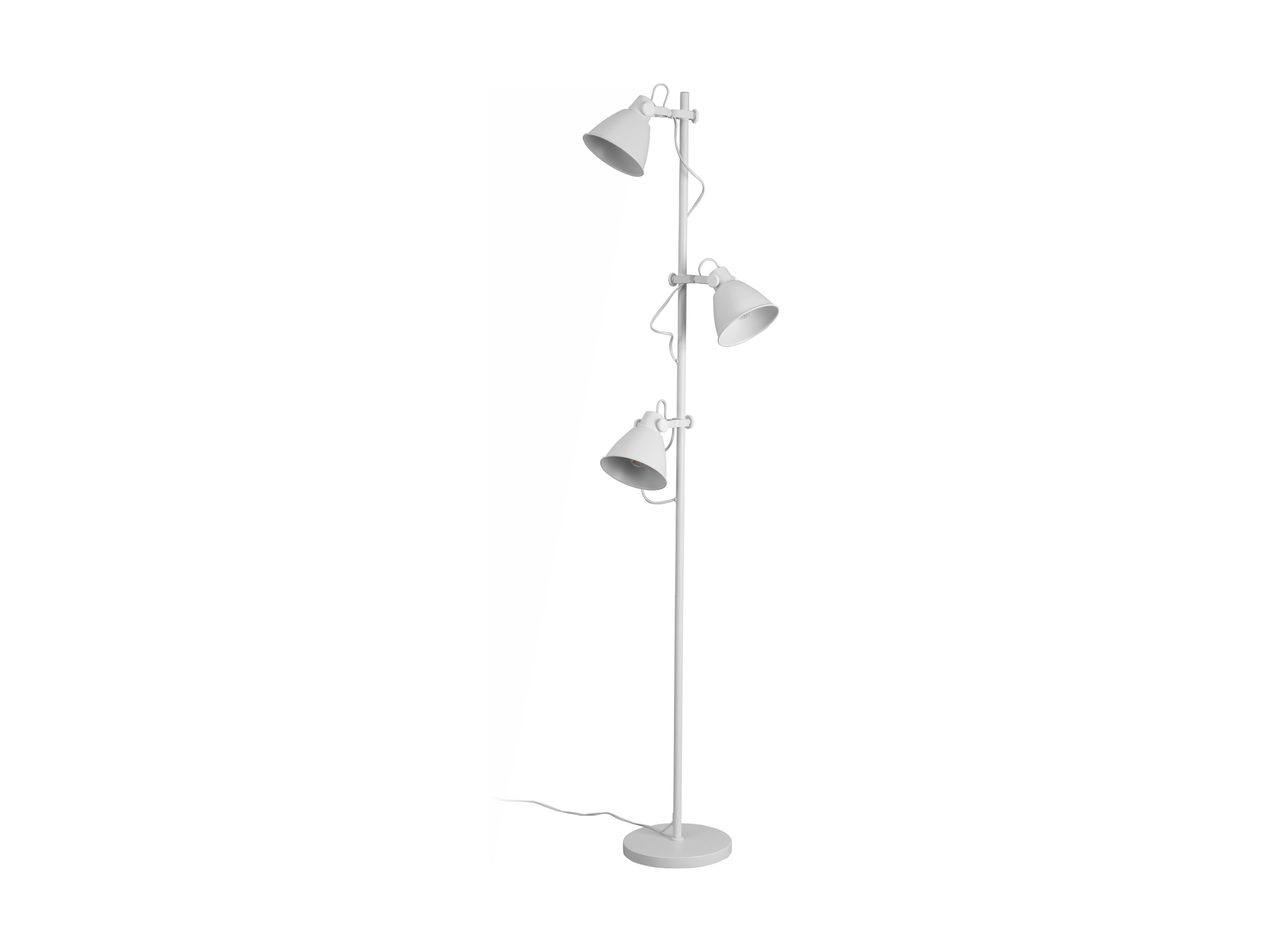 Livarno home Lampa LED stojąca Teiwaz Biały