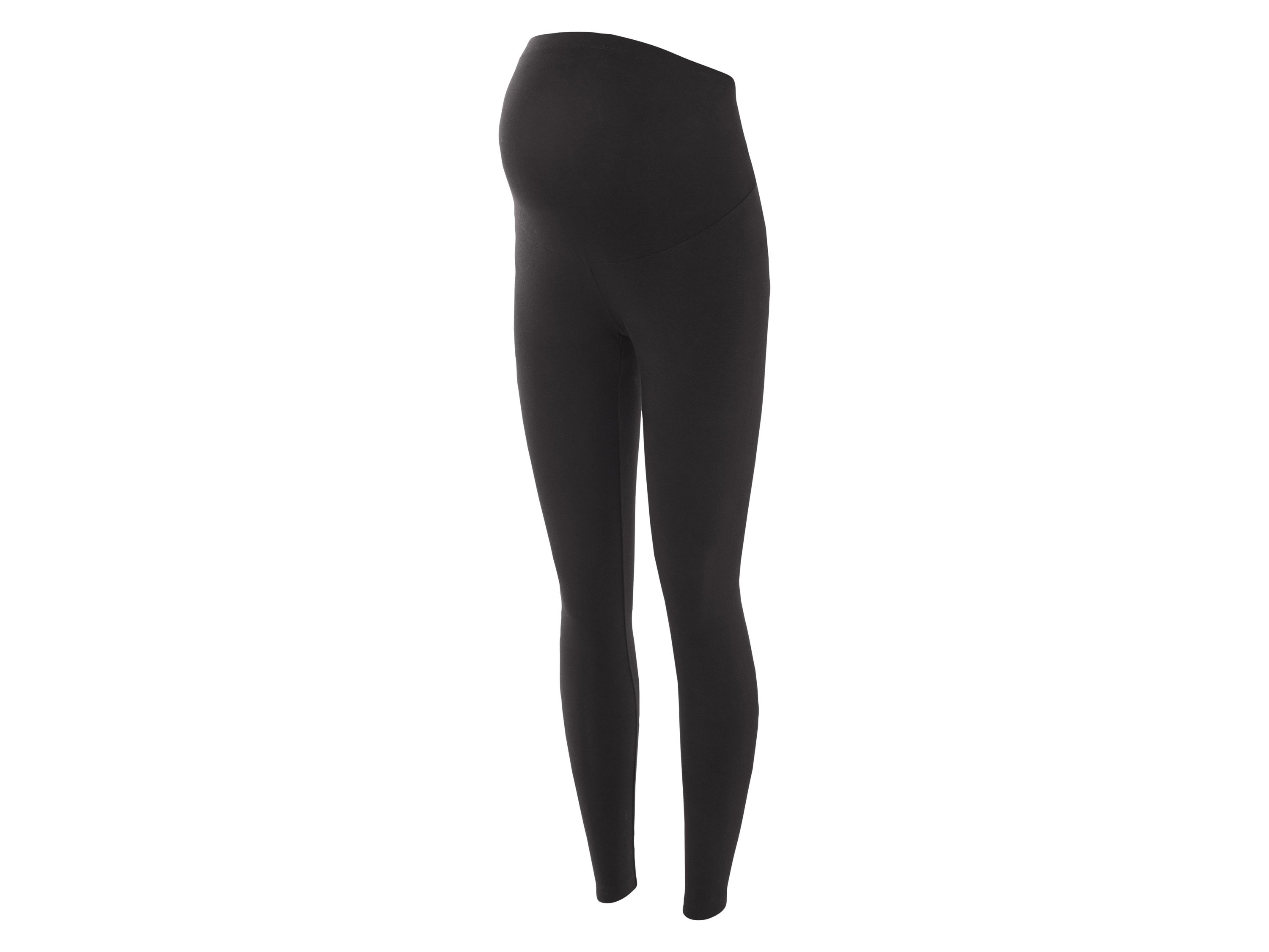 esmara Legginsy ciążowe z biobawełną Czarny, S36/38