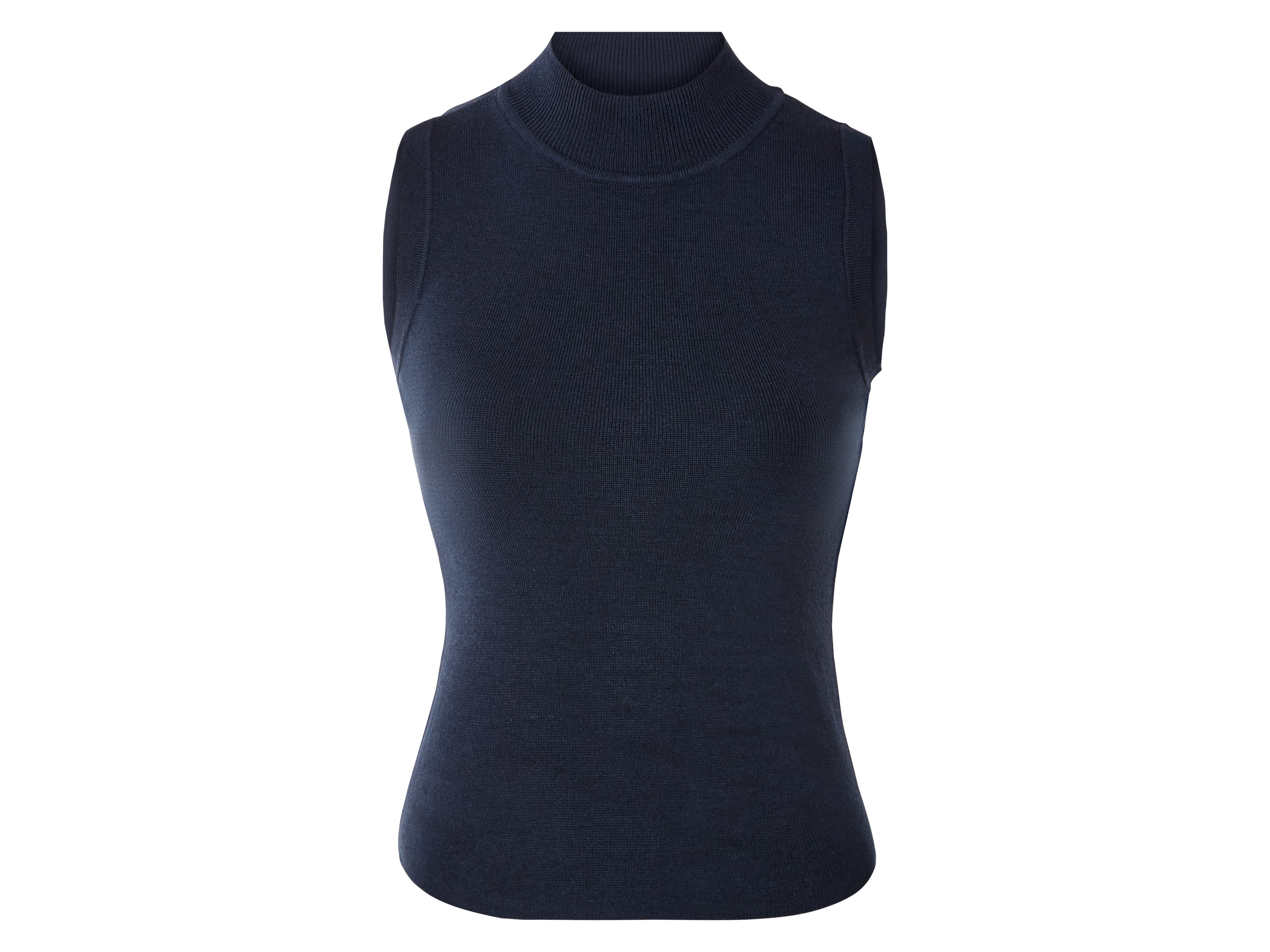 esmara Top damski dzianinowy Granatowy, M40/42