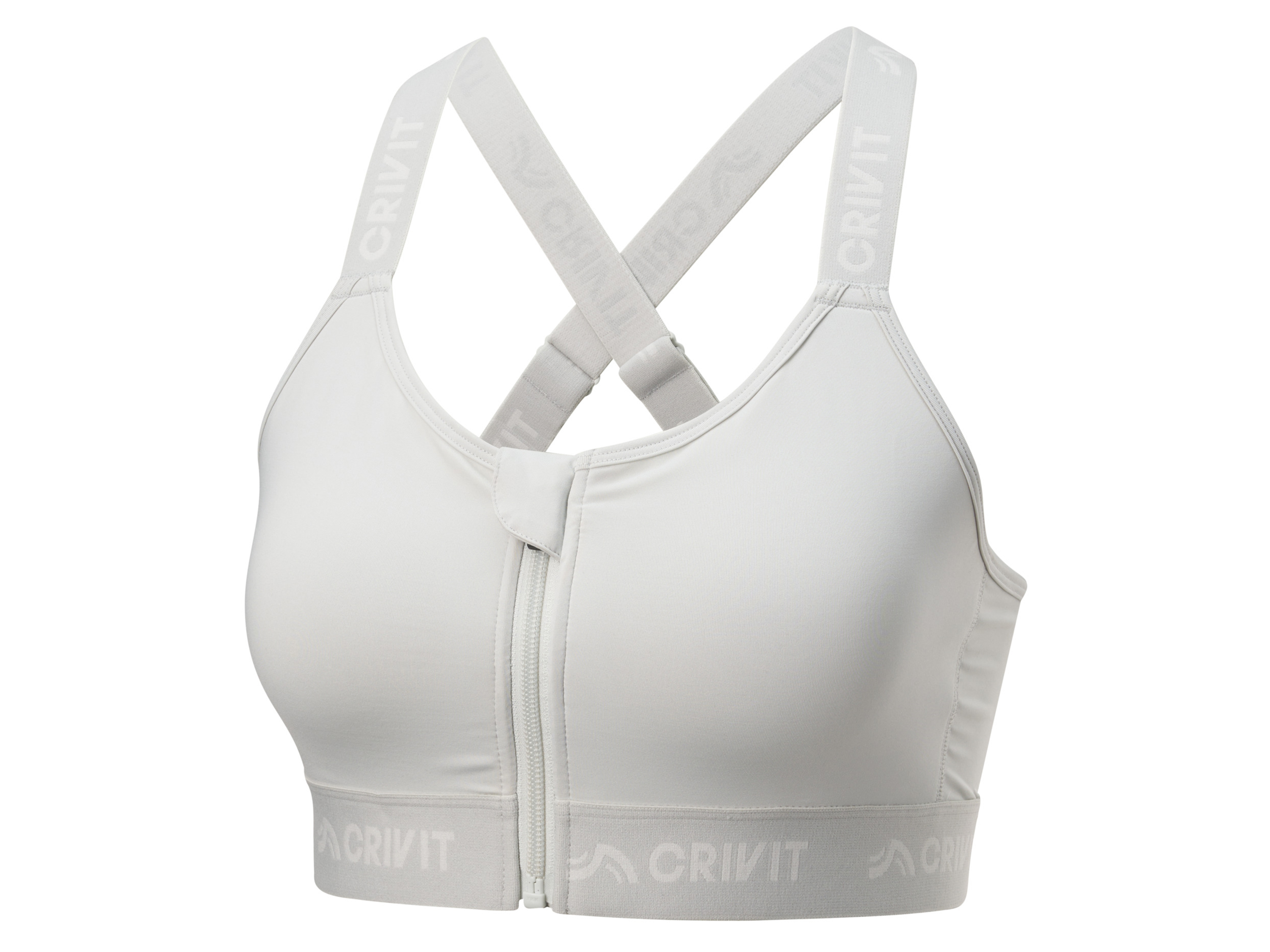 Crivit Biustonosz sportowy, High Level Szary, M40/42