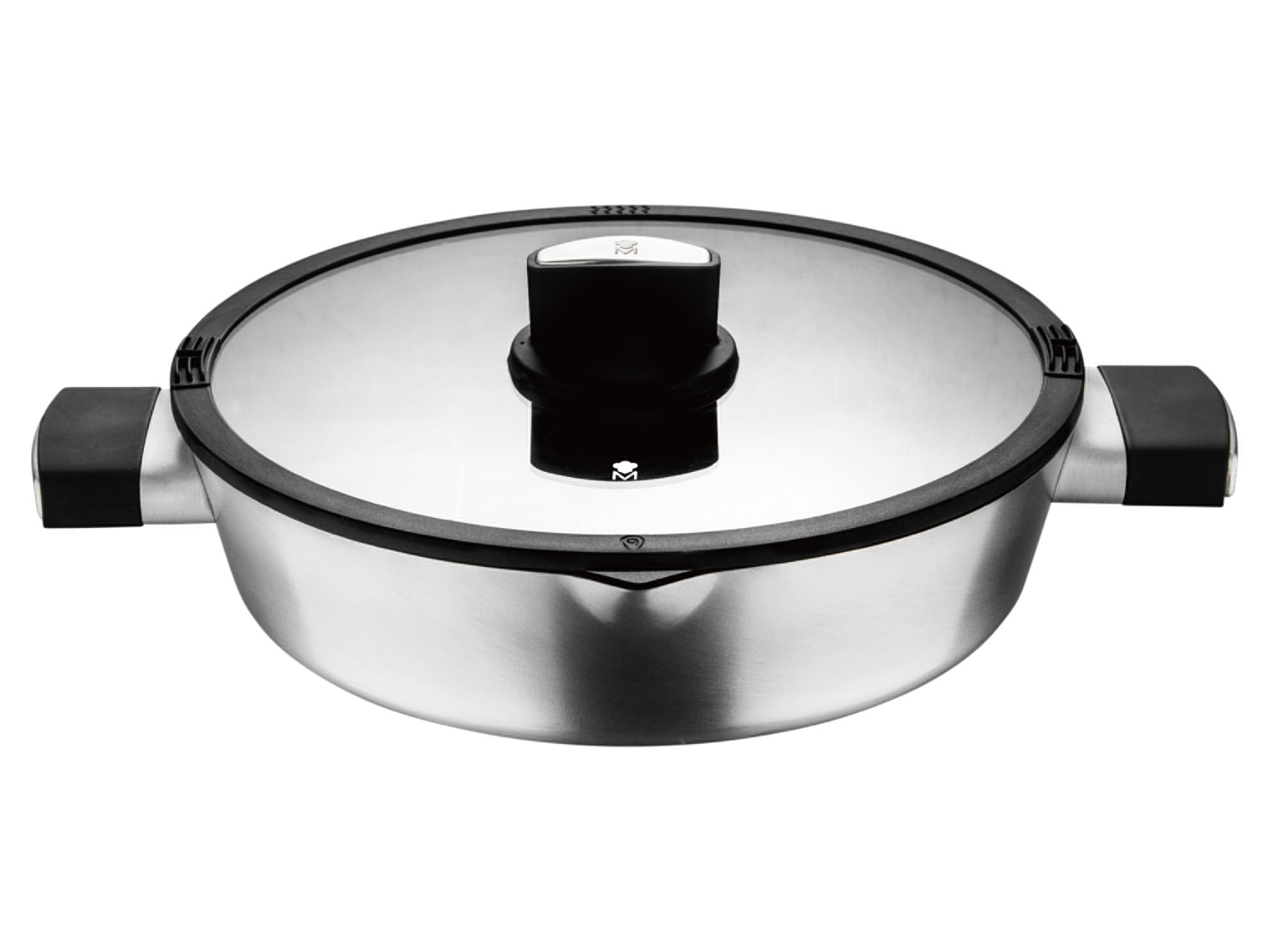 Masterpro Patelnia do serwowania z pokrywką Ø 28 cm