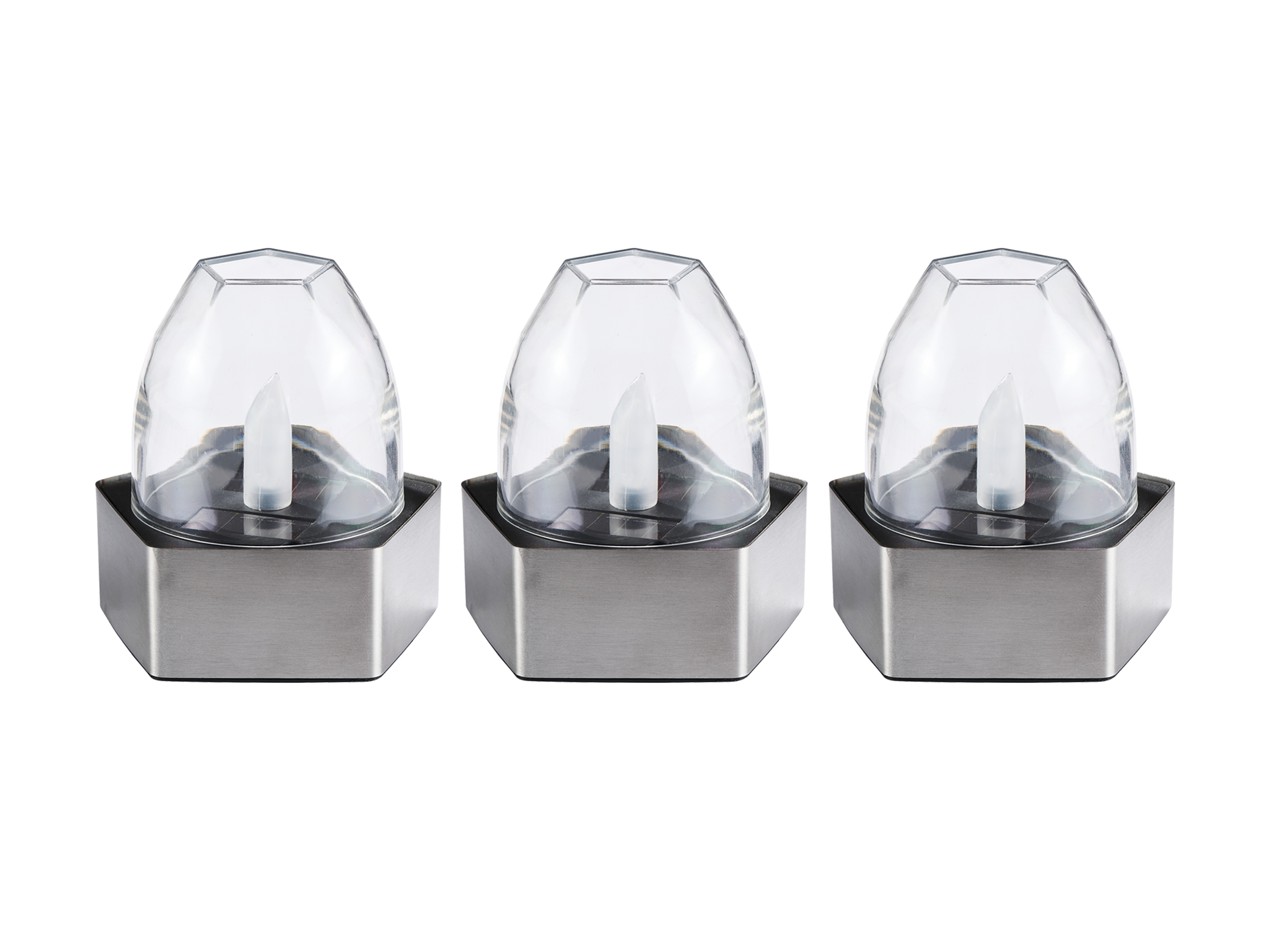 Livarno home Zestaw 3 lub 4 lampek solarnych LED Lampa / 3 sztuki