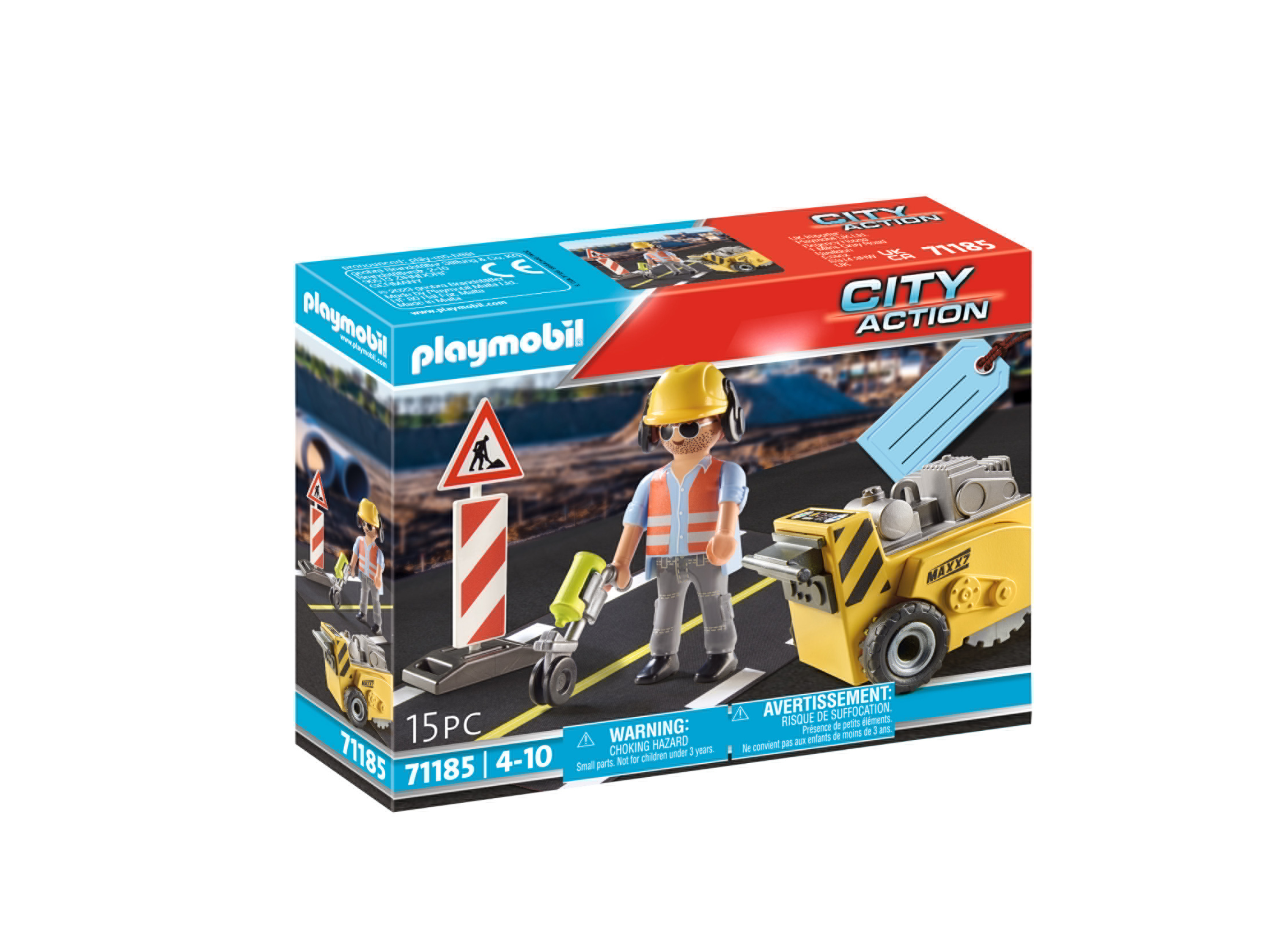 Playmobil Zestaw prezentowy z personalizowaną etykietą Pracownik budowlany