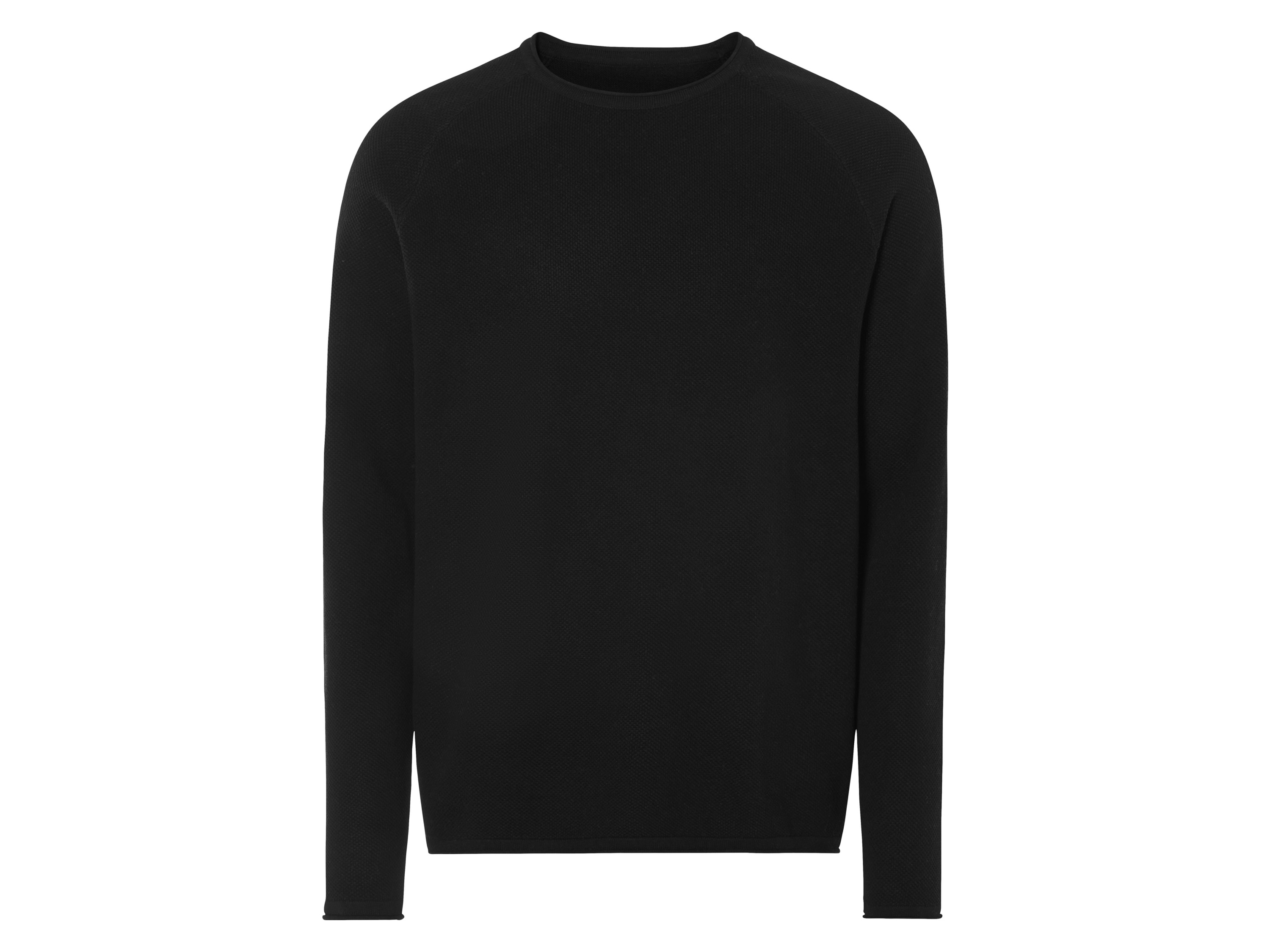 Livergy Sweter męski z delikatnej dzianiny Czarny, XL 56/58