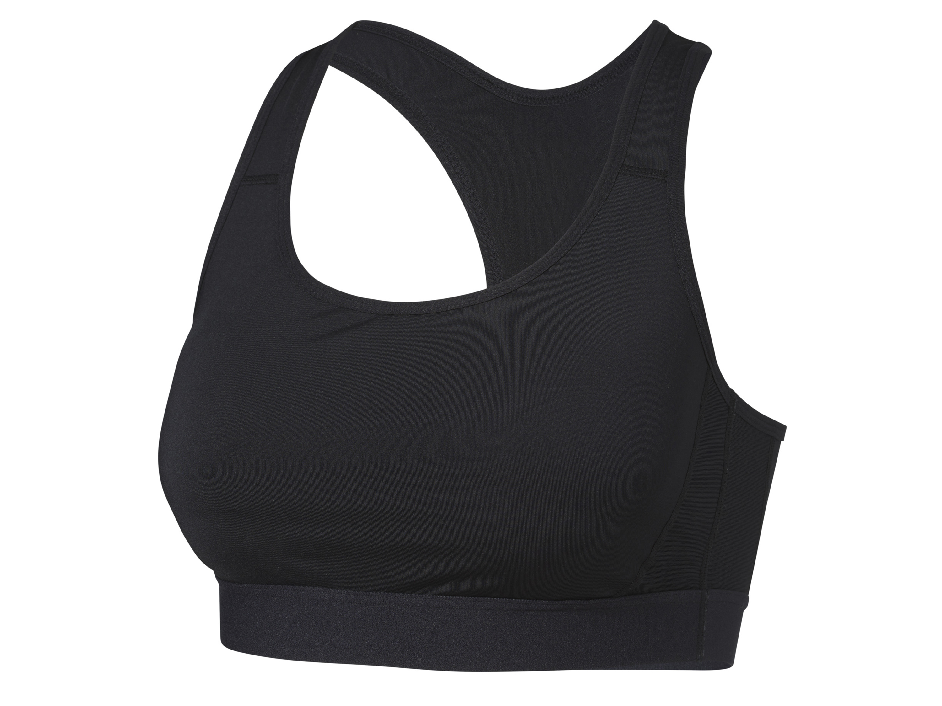 Crivit Biustonosz sportowy damski typu bustier, medium level Xl48/50, Czarny