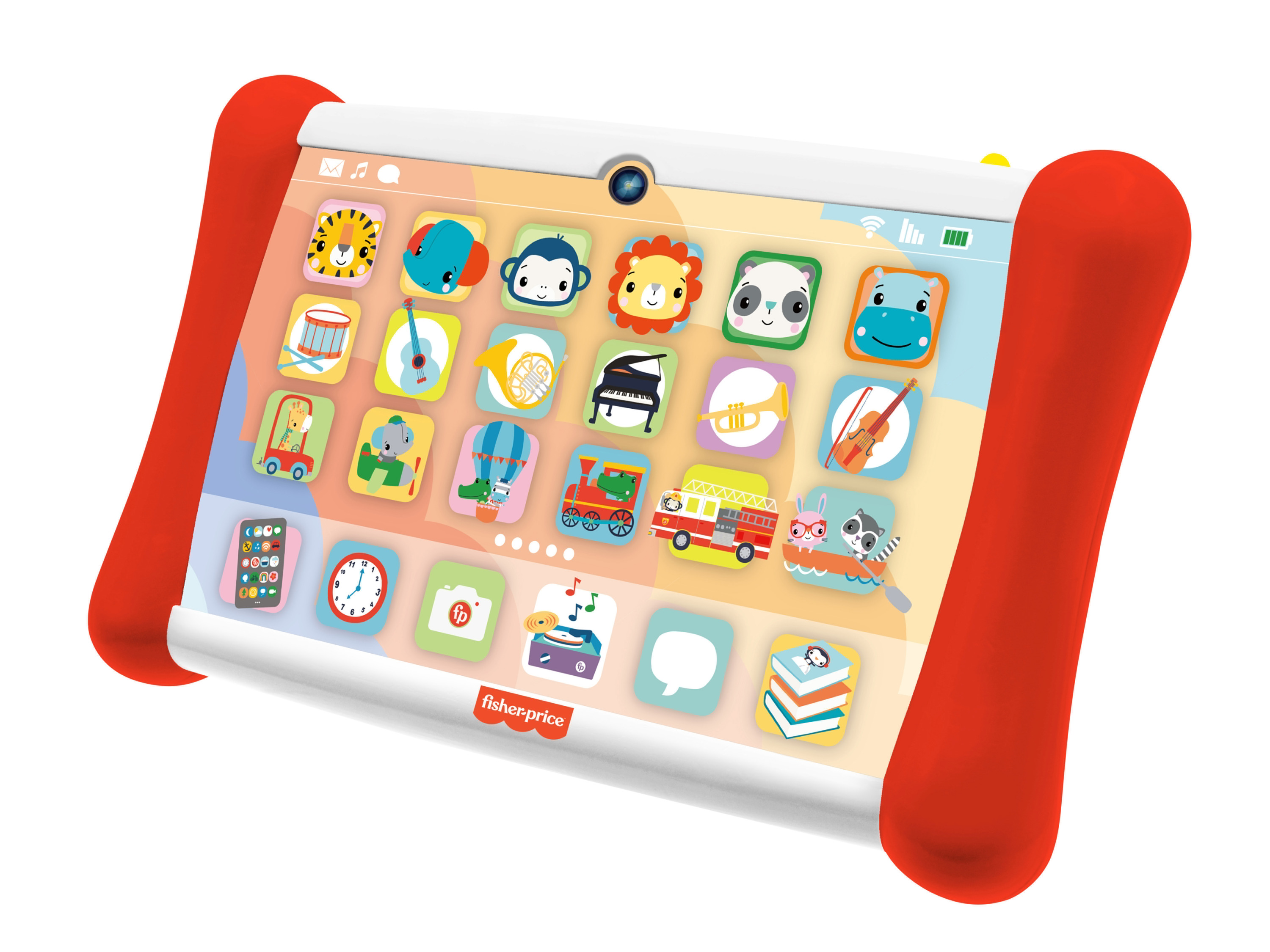 Eldohm Tablet muzyczny dla dzieci ze wzorami z bajek Tablet muzyczny