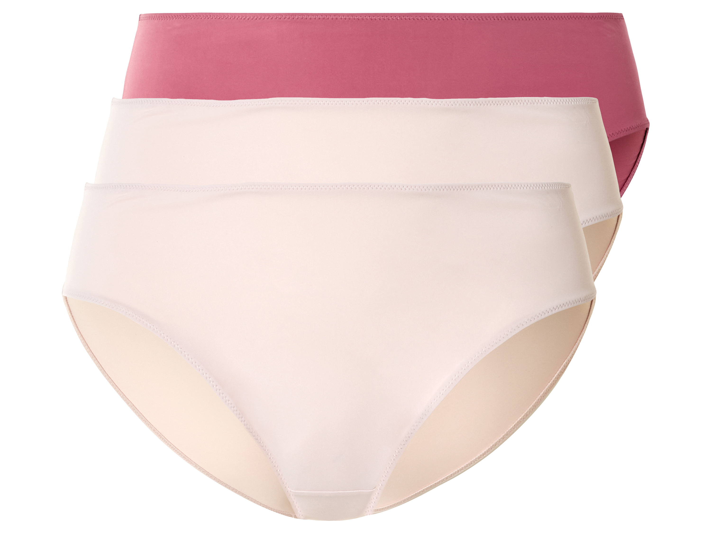 esmara Figi damskie Xxl, 3 pary 3XL 56/58, Fioletowy/różowy