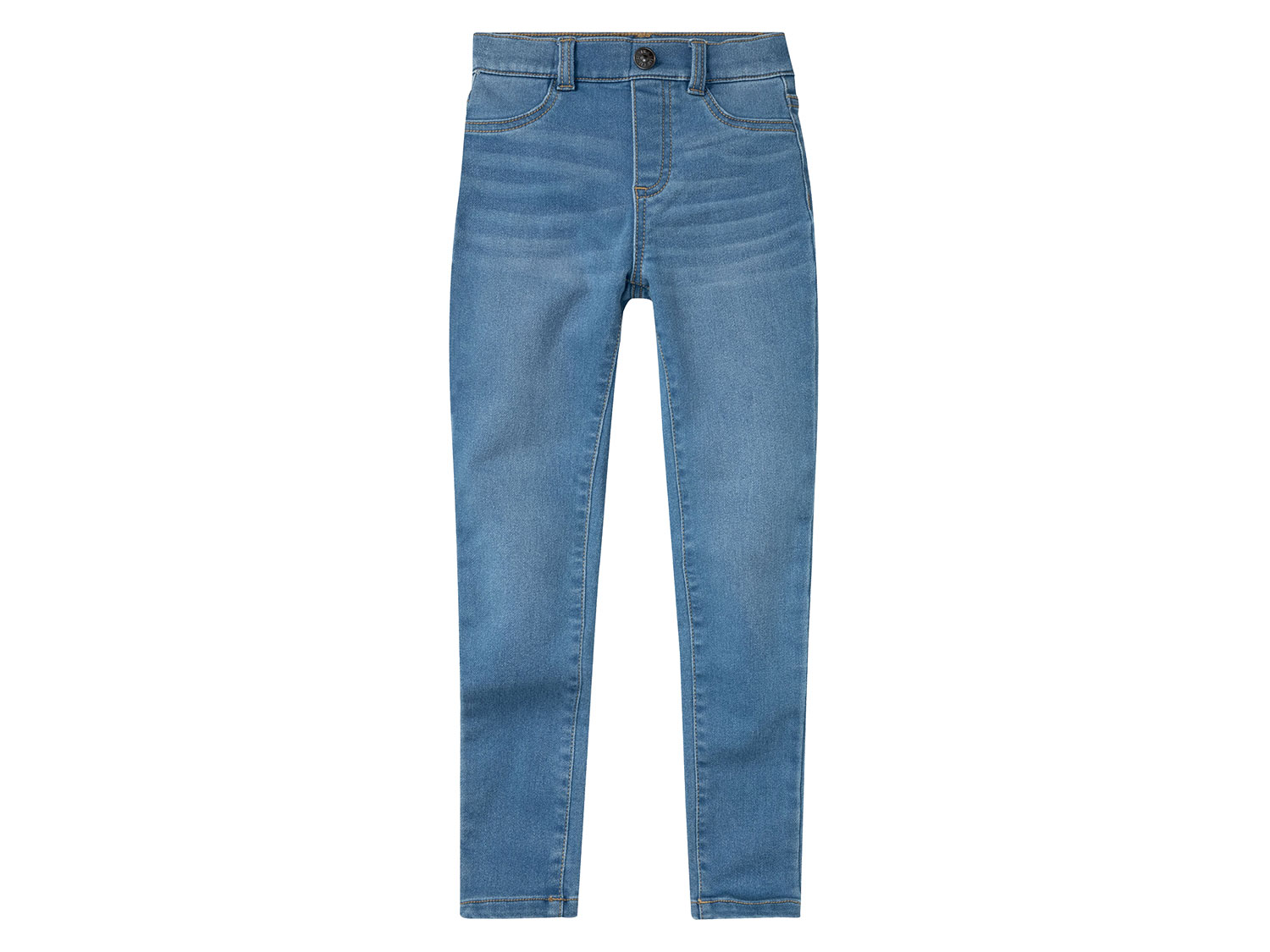 pepperts! Jeansy dziewczęce, Super Skinny Fit 128, Niebieski