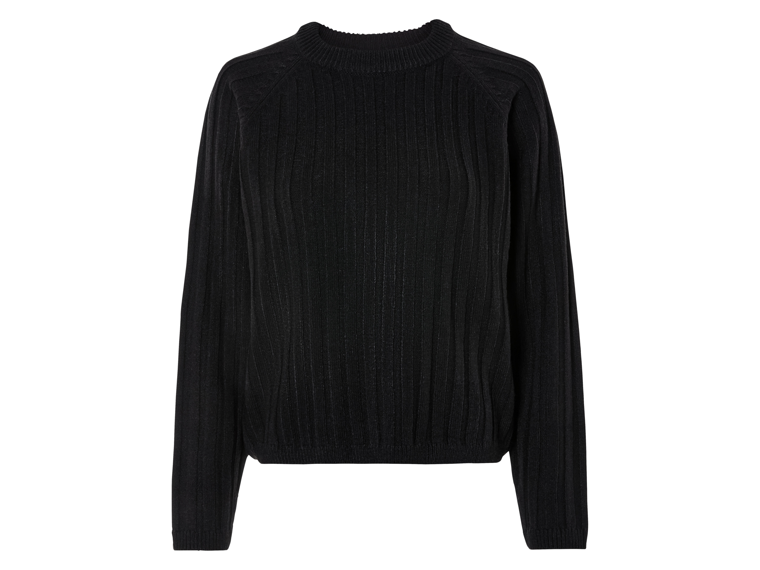 esmara Sweter damski o luźnym kroju XS 32/34, Czarny