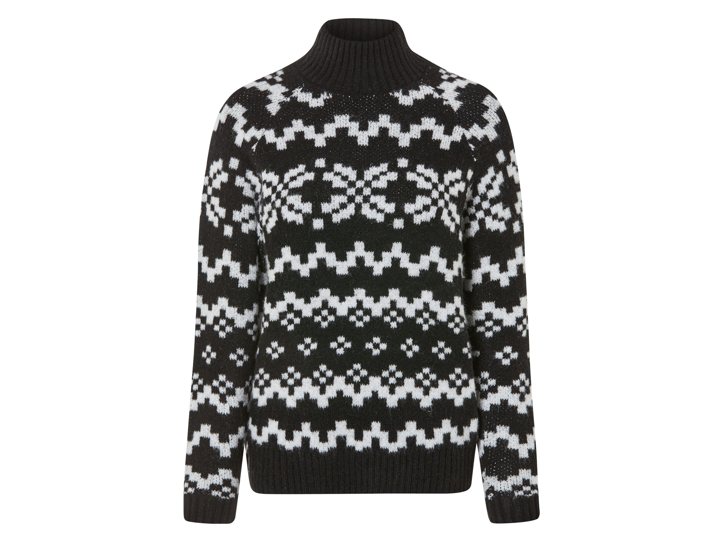 esmara Sweter świąteczny damski XS 32/34, Czarny