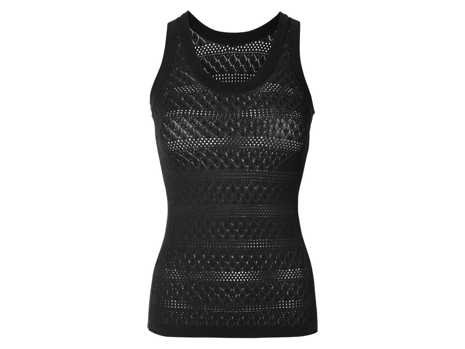 esmara Top dzianinowy damski XS 32/34, Czarny