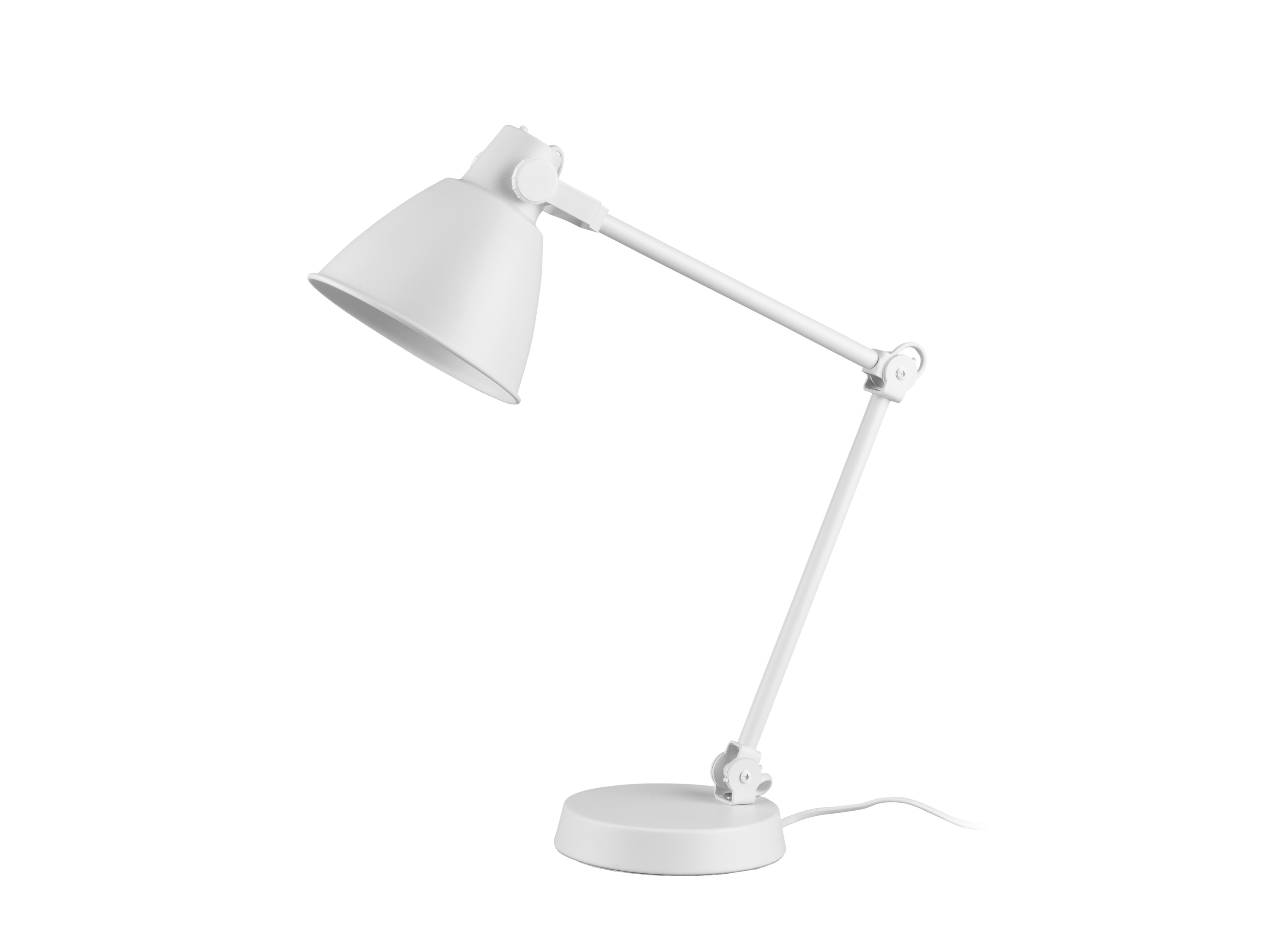Livarno home Lampa stołowa LED z elastycznym ramieniem Biały