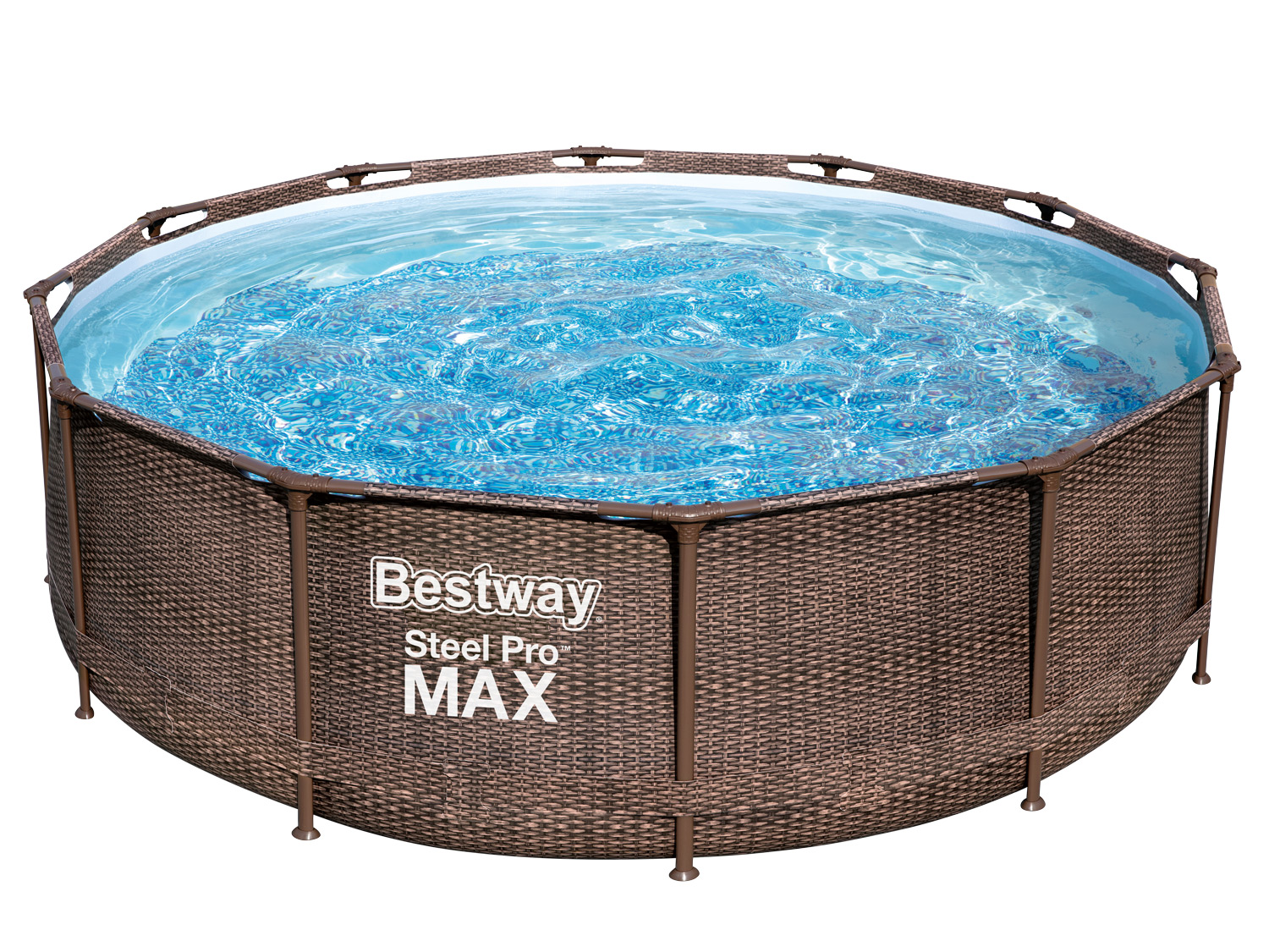 Bestway Basen okrągły Steel Pro Max Deluxe Series , Ø 3,66 x 1 m, z pompą filtracyjną