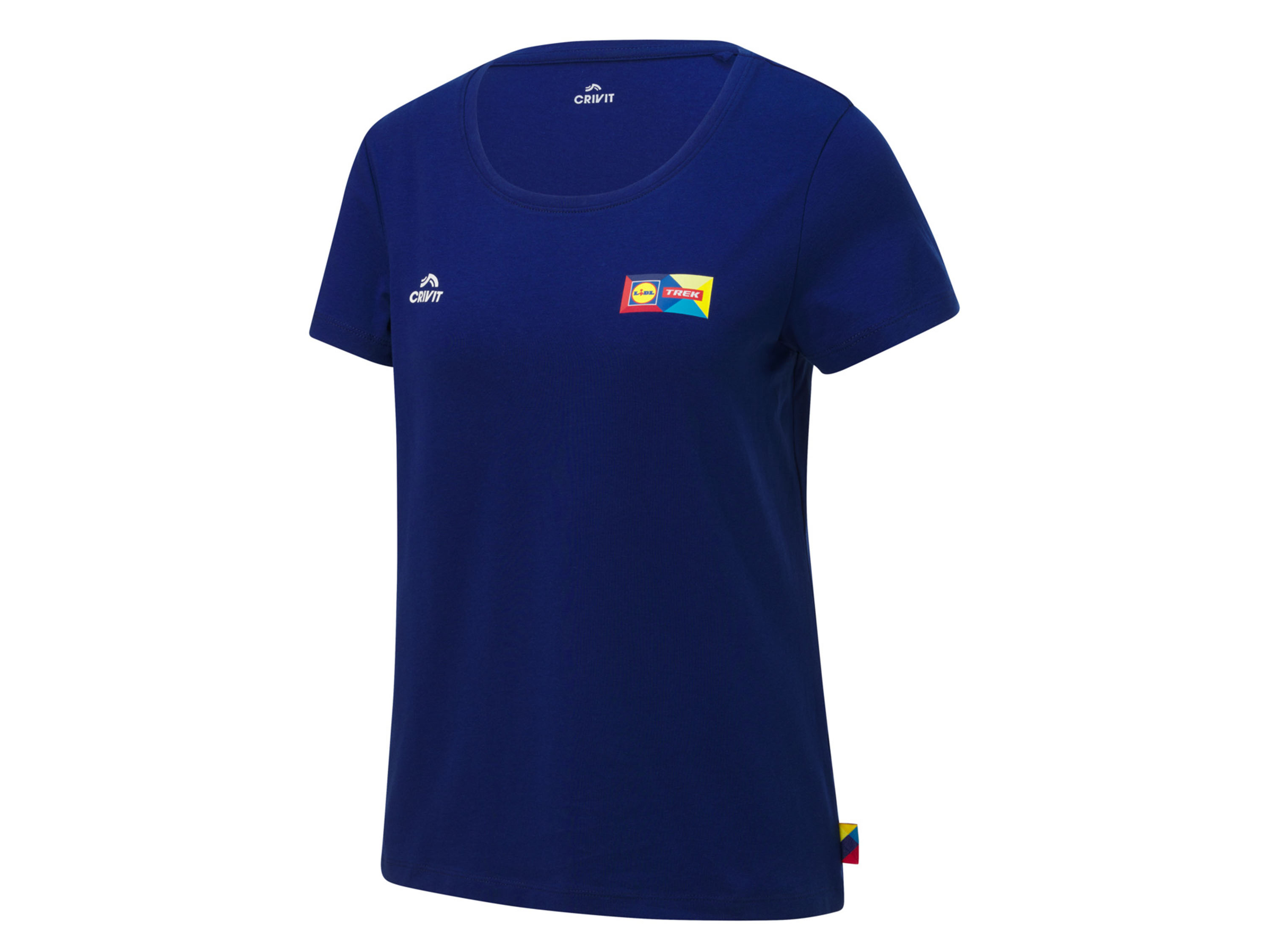 Crivit T-shirt funkcyjny damski z kolekcji Lidl-Trek Niebieski, L44/46