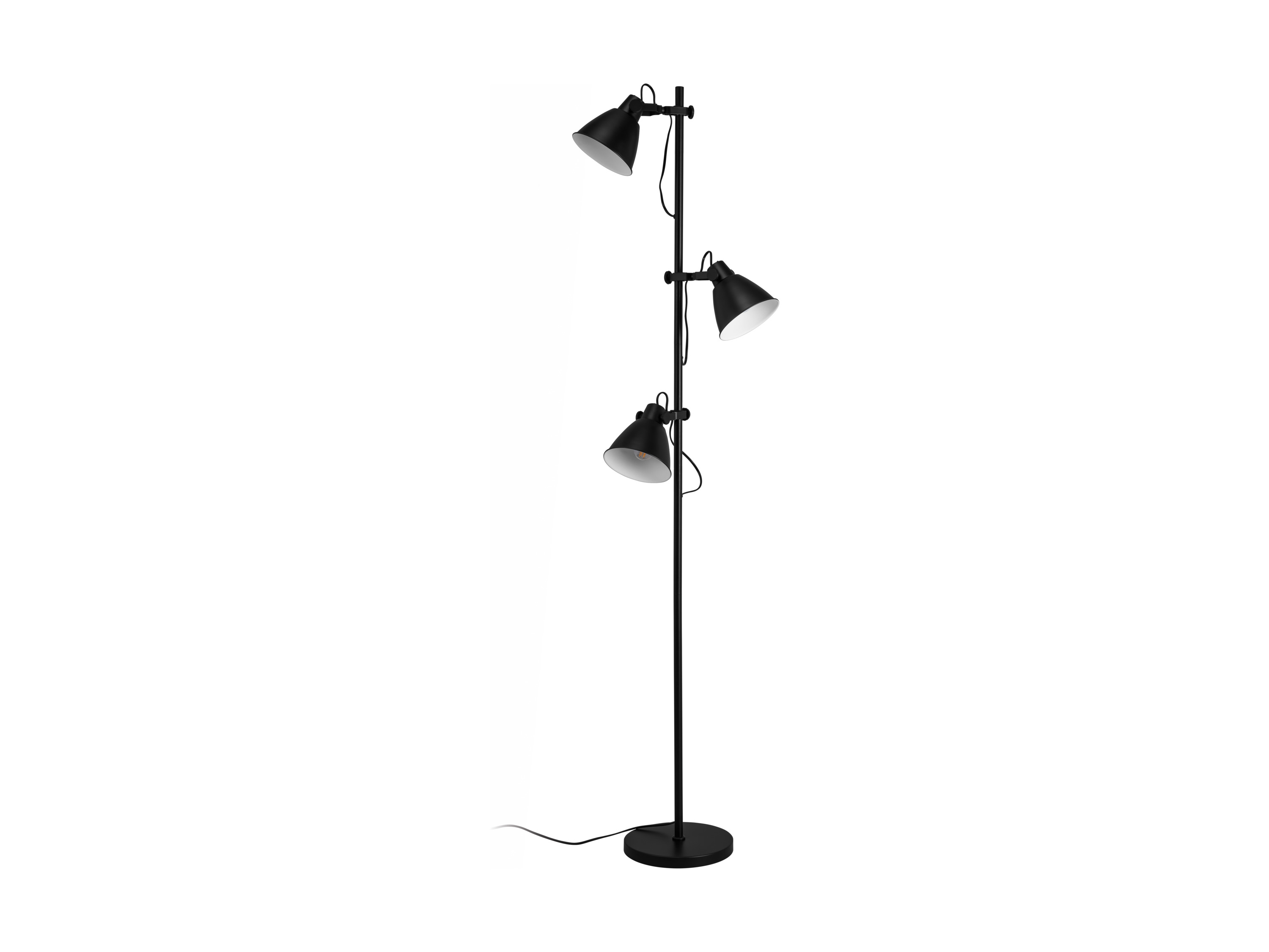 Livarno home Lampa LED stojąca Teiwaz Czarny