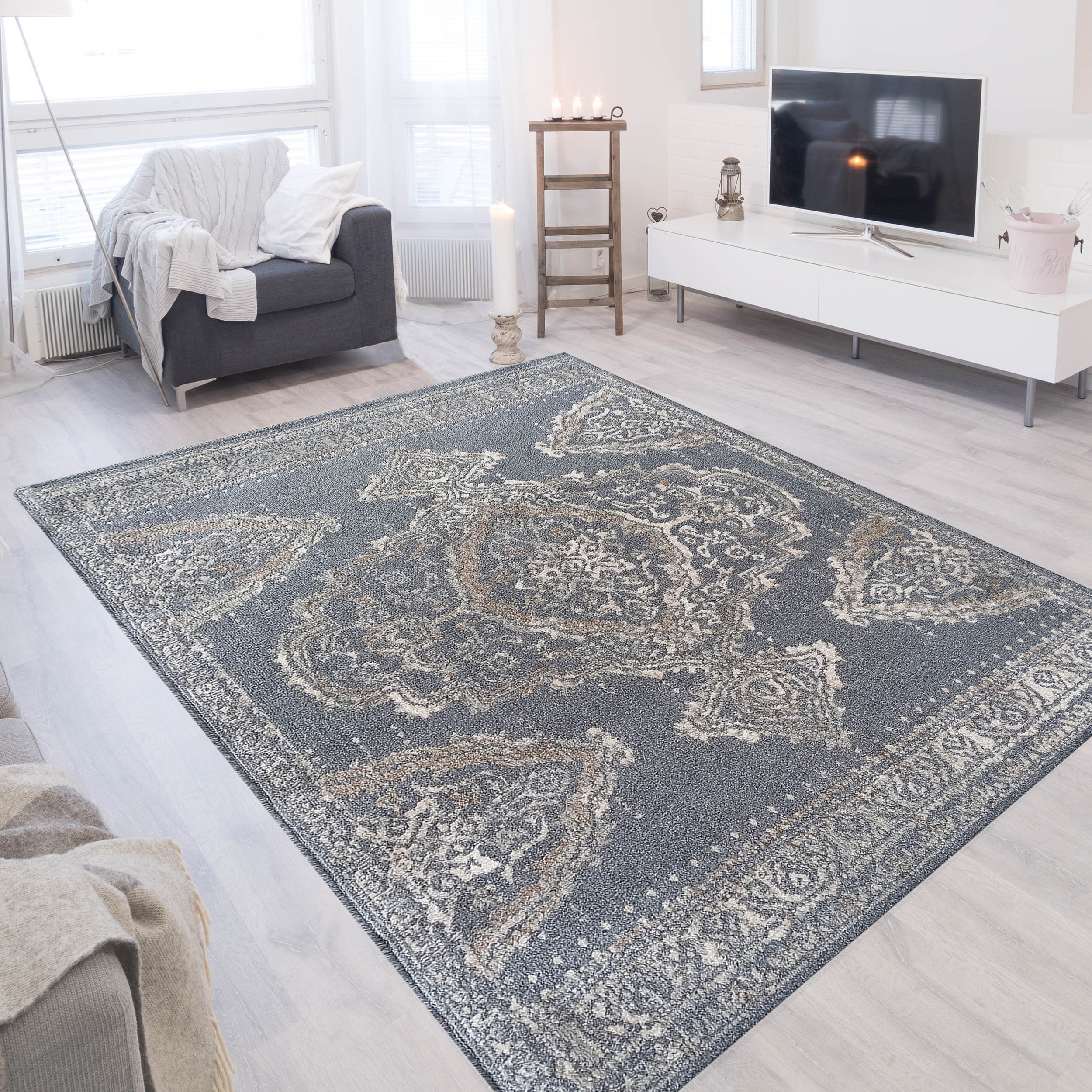 Dywan - 80 x 150 cm - Wielokolorowy - Nowoczesny - Dywanopol