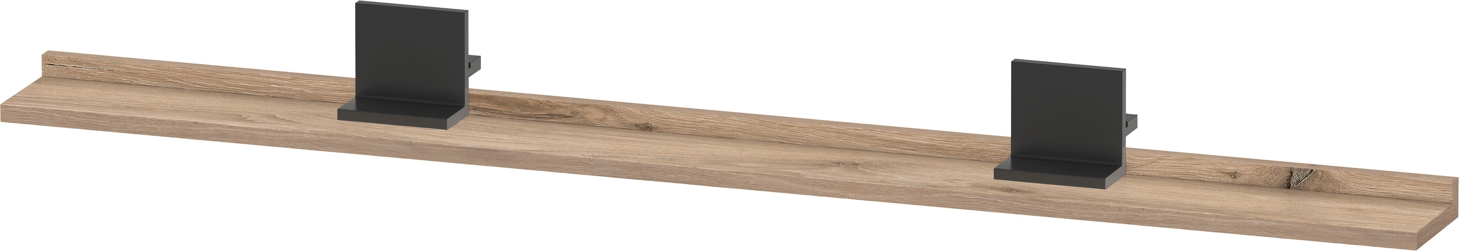 Darmowa Dostawa - Półka 128 cm czarna-dąb Duravit Sivida SV74350BD550000
