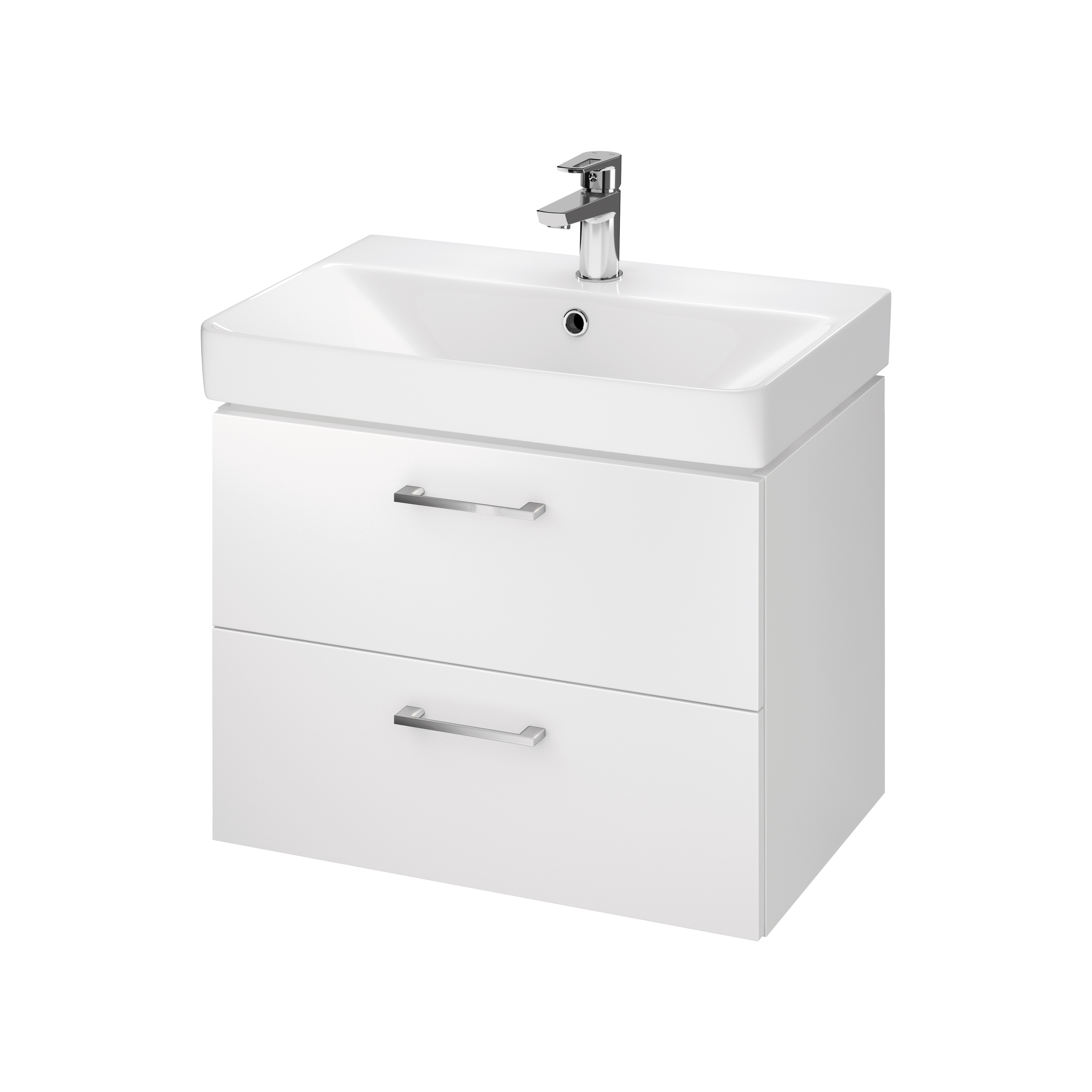 Darmowa Dostawa - Szafka 60x37.5x46 cm podumywalkowa wisząca biała Cersanit Lara S926065DSM