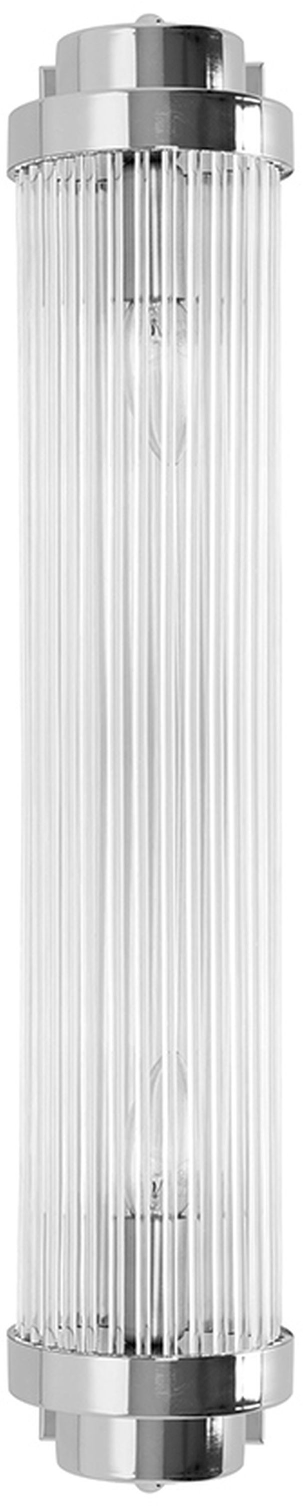 Darmowa Dostawa - Kinkiet 2x40 W przezroczysty-srebrny Moosee Column MSE010100362