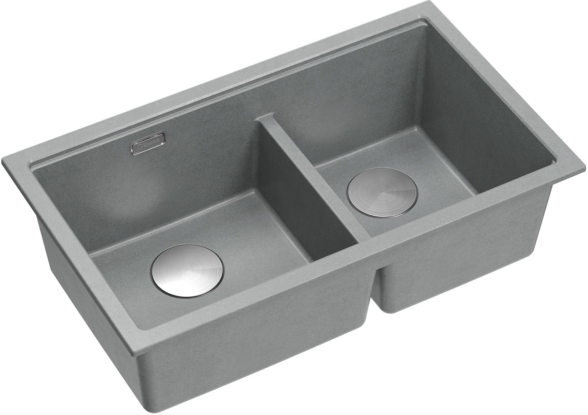 Darmowa Dostawa - Zlewozmywak GraniteQ 76x45 cm szary/grafitowy/onyx Quadron Logan HQL7645U5BSU
