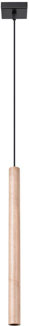 Darmowa Dostawa - Lampa wisząca 1x8 W drewno Sollux Lighting Pastelo SL1266