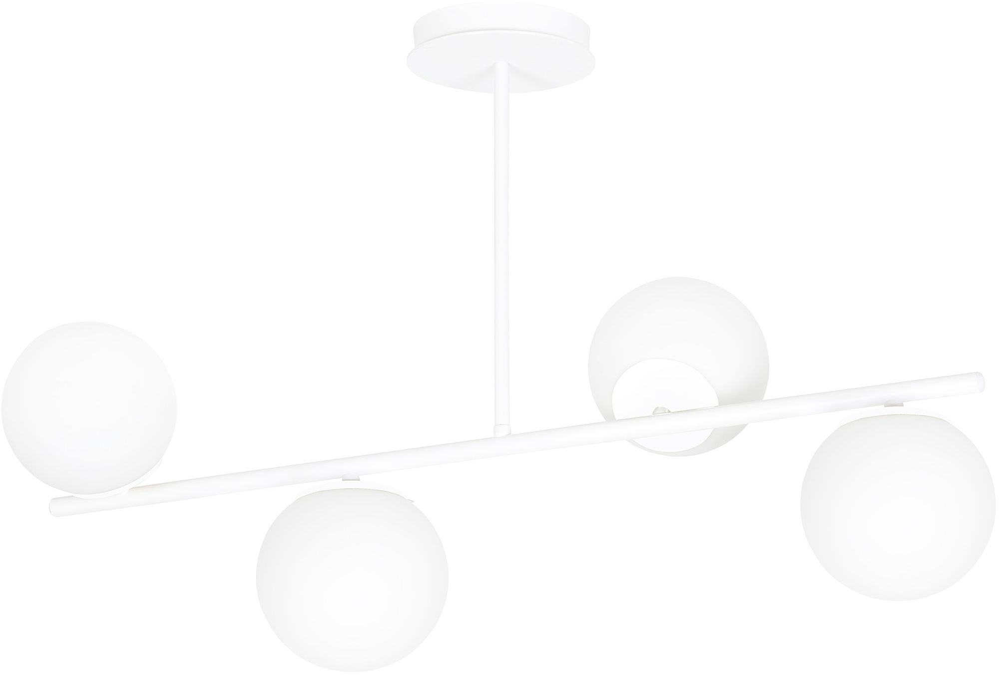 Darmowa Dostawa - Lampa podsufitowa 4x10 W biała Emibig Bior 10214