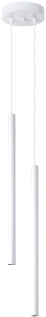 Darmowa Dostawa - Lampa wisząca 2x8 W biała Sollux Lighting Pastelo SL1303