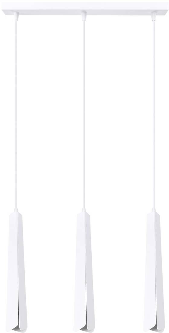 Darmowa Dostawa - Lampa wisząca 3x8 W biała Sollux Lighting Prysm SL1399