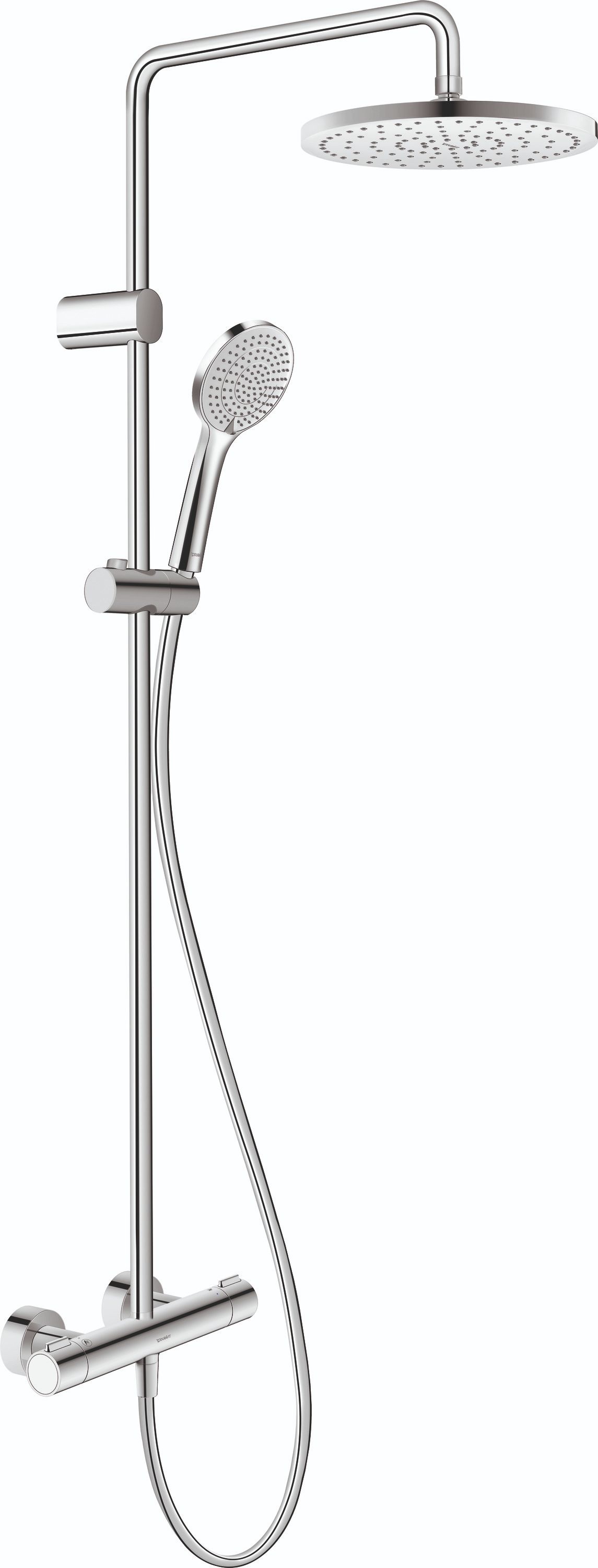 Darmowa Dostawa - Zestaw prysznicowy ścienny chrom Duravit Shower Systems TH4280008010