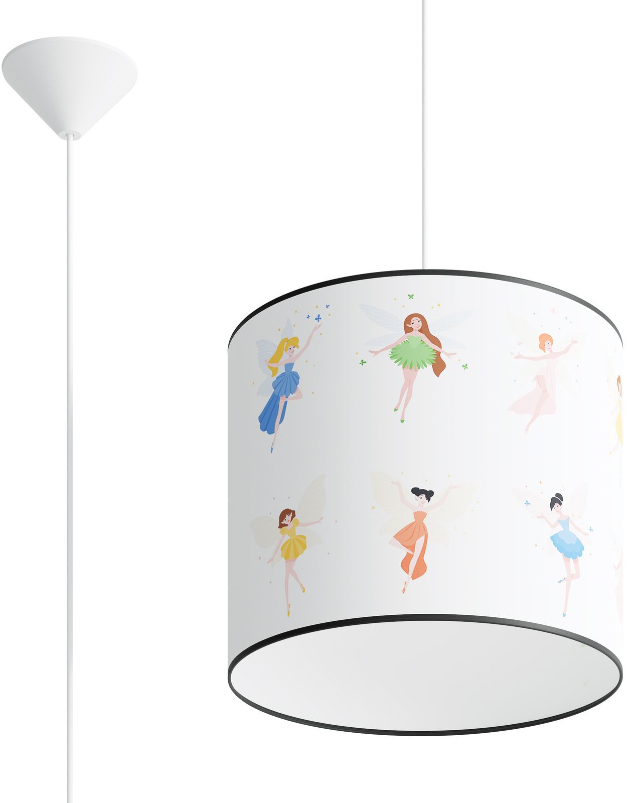 Darmowa Dostawa - Lampa wisząca 1x15 W multikolor Sollux Lighting Wróżki SL1417