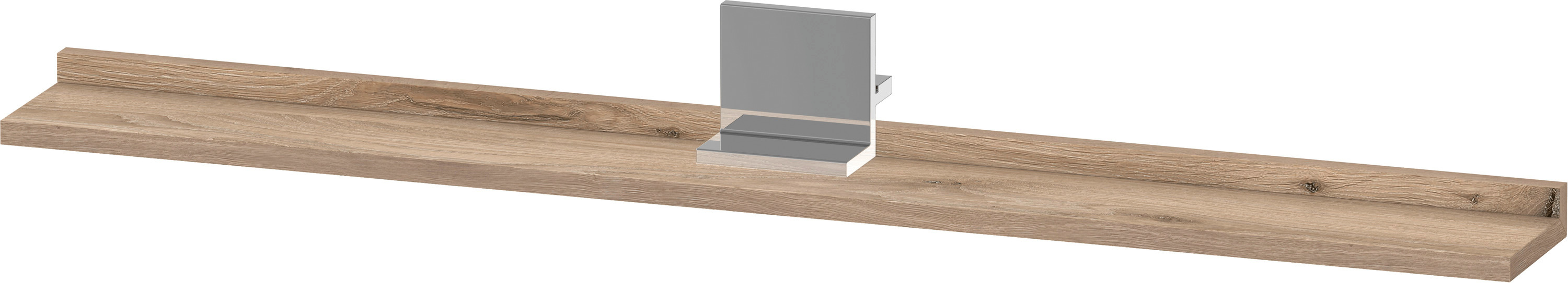 Darmowa Dostawa - Półka 100 cm dąb-chrom Duravit Sivida SV7433010550000