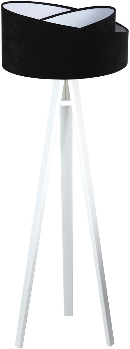 Darmowa Dostawa - Lampa stojąca 1x60 W biała-czarna BPS Koncept Galaxy 060P007W