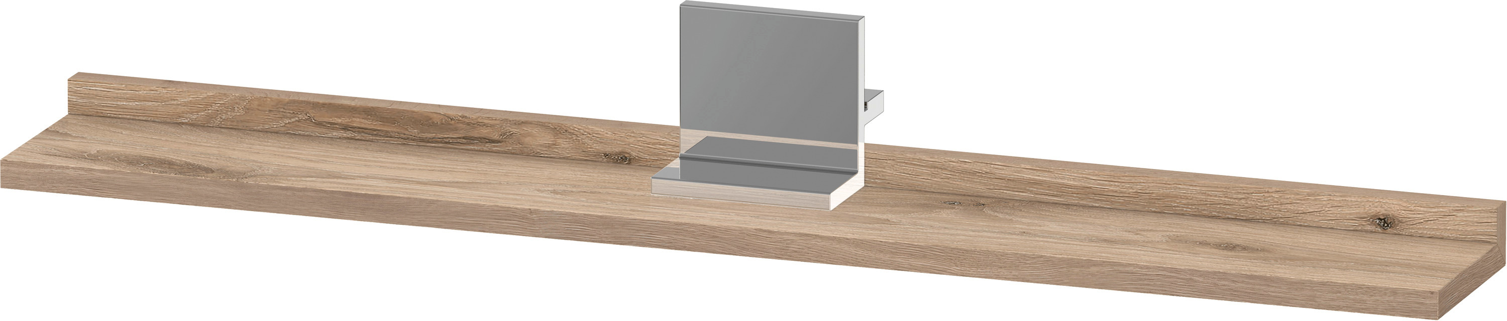 Darmowa Dostawa - Półka 80 cm dąb-chrom Duravit Sivida SV7432010550000