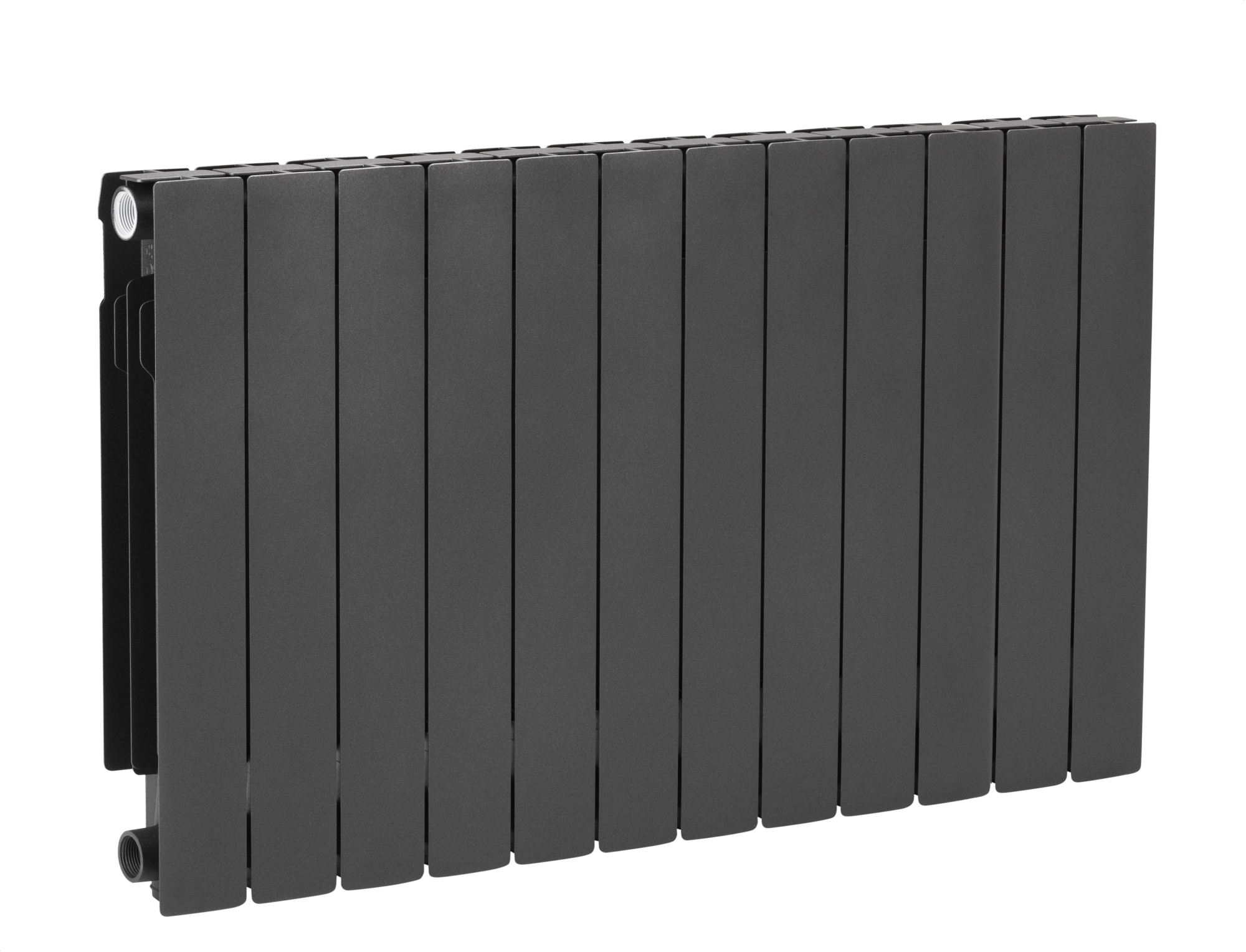 Darmowa Dostawa - Grzejnik pokojowy 57x96.6 cm podłączenie boczne grafitowy KFA Armatura ADR 76312061