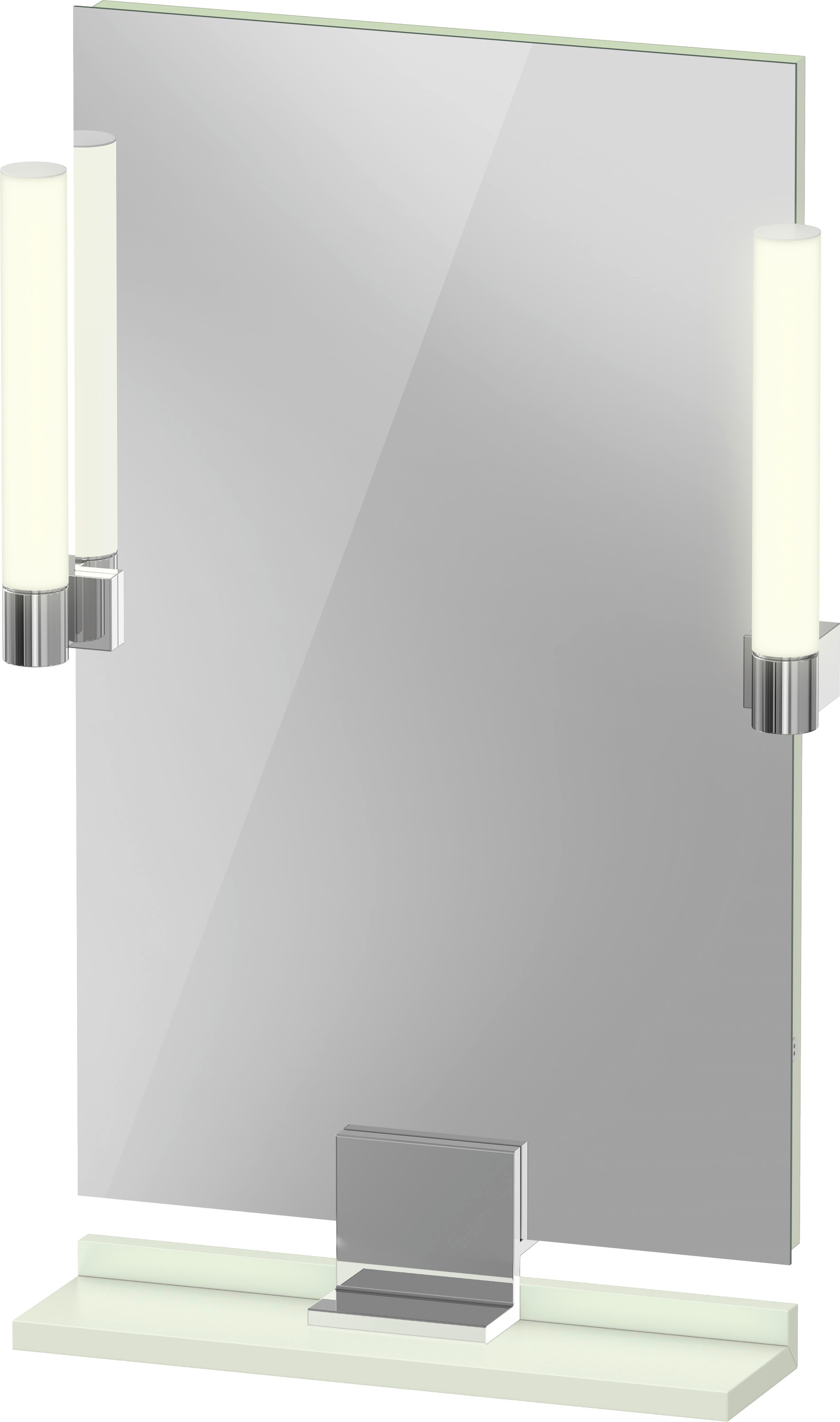 Darmowa Dostawa - Lustro 45x65 cm prostokątne z oświetleniem chrom-zielony Duravit Sivida SV7420010HH0000