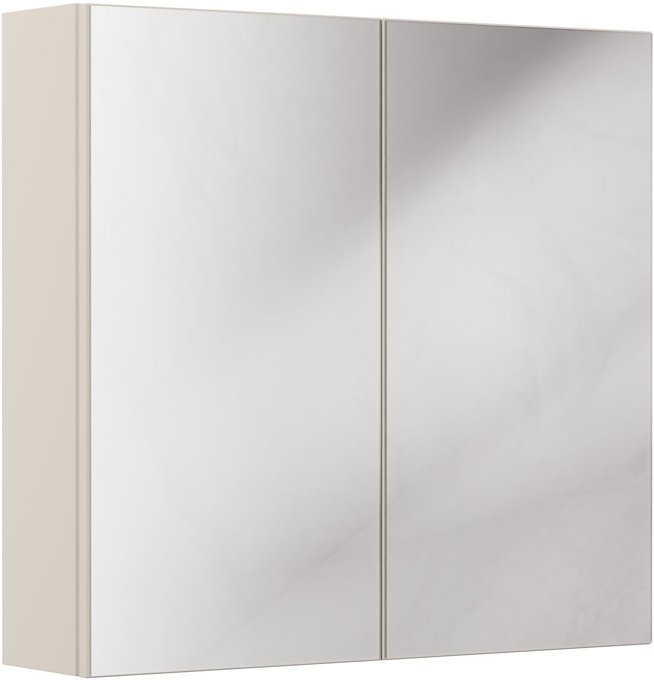 Darmowa Dostawa - Szafka 80x19x75 cm z lustrem beżowa Comad Bella Cashmere CASHMEREUN84802D