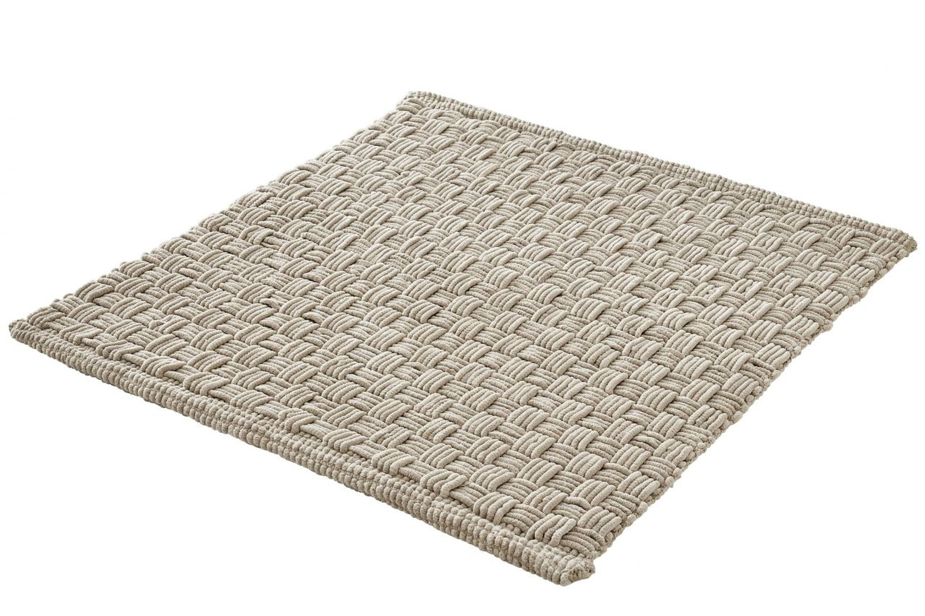Darmowa Dostawa - Dywanik łazienkowy 60x60 cm kwadratowy beżowy Kleine Wolke Matino 9193272135