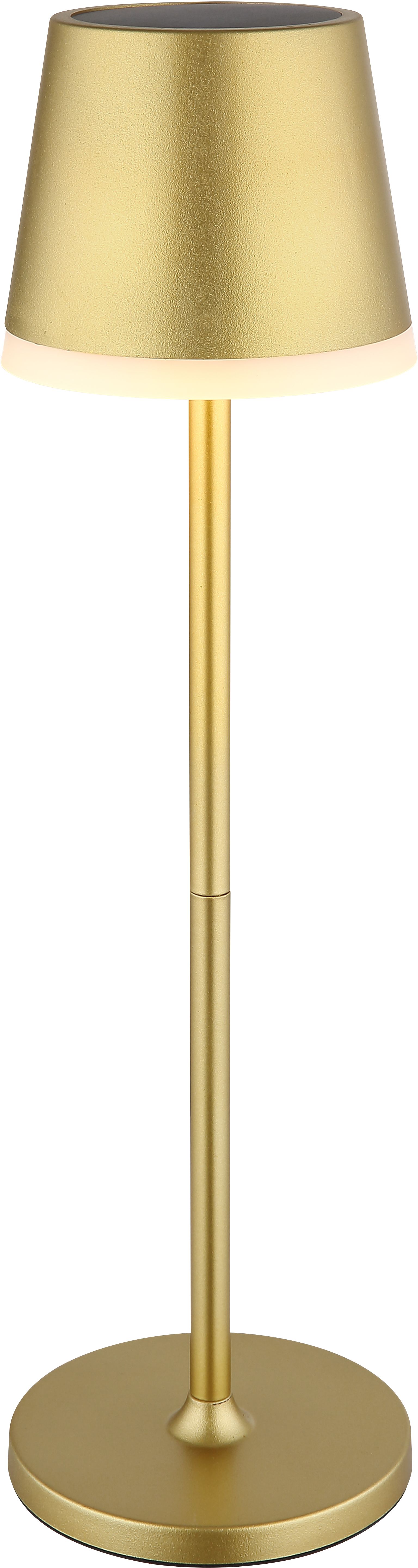 Darmowa Dostawa - Lampa solarna stołowa 1x0.06 W złoty Globo Lighting Solar 36637GM