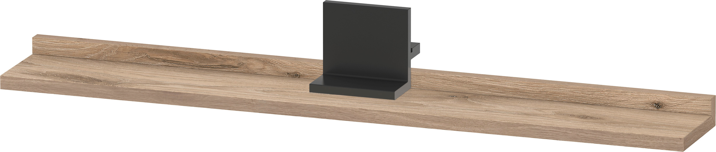 Darmowa Dostawa - Półka 80 cm czarna-dąb Duravit Sivida SV74320BD550000