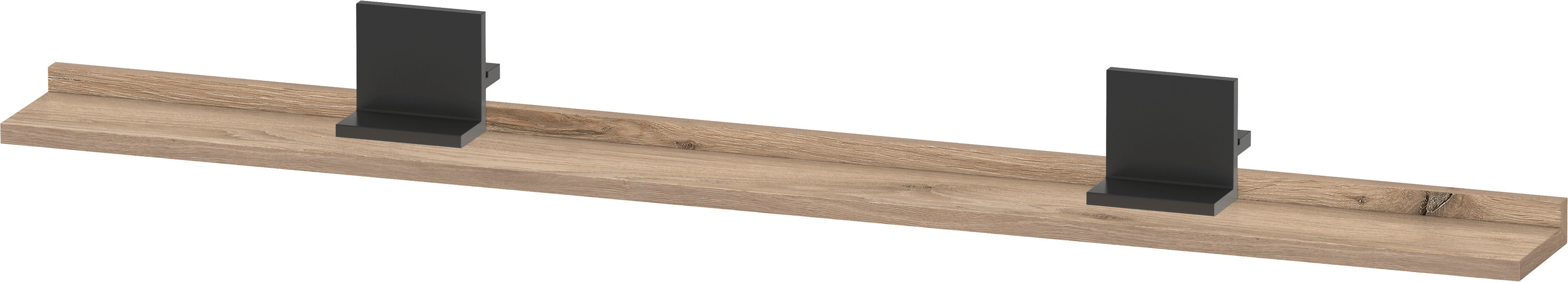 Darmowa Dostawa - Półka 120 cm czarna-dąb Duravit Sivida SV74340BD550000