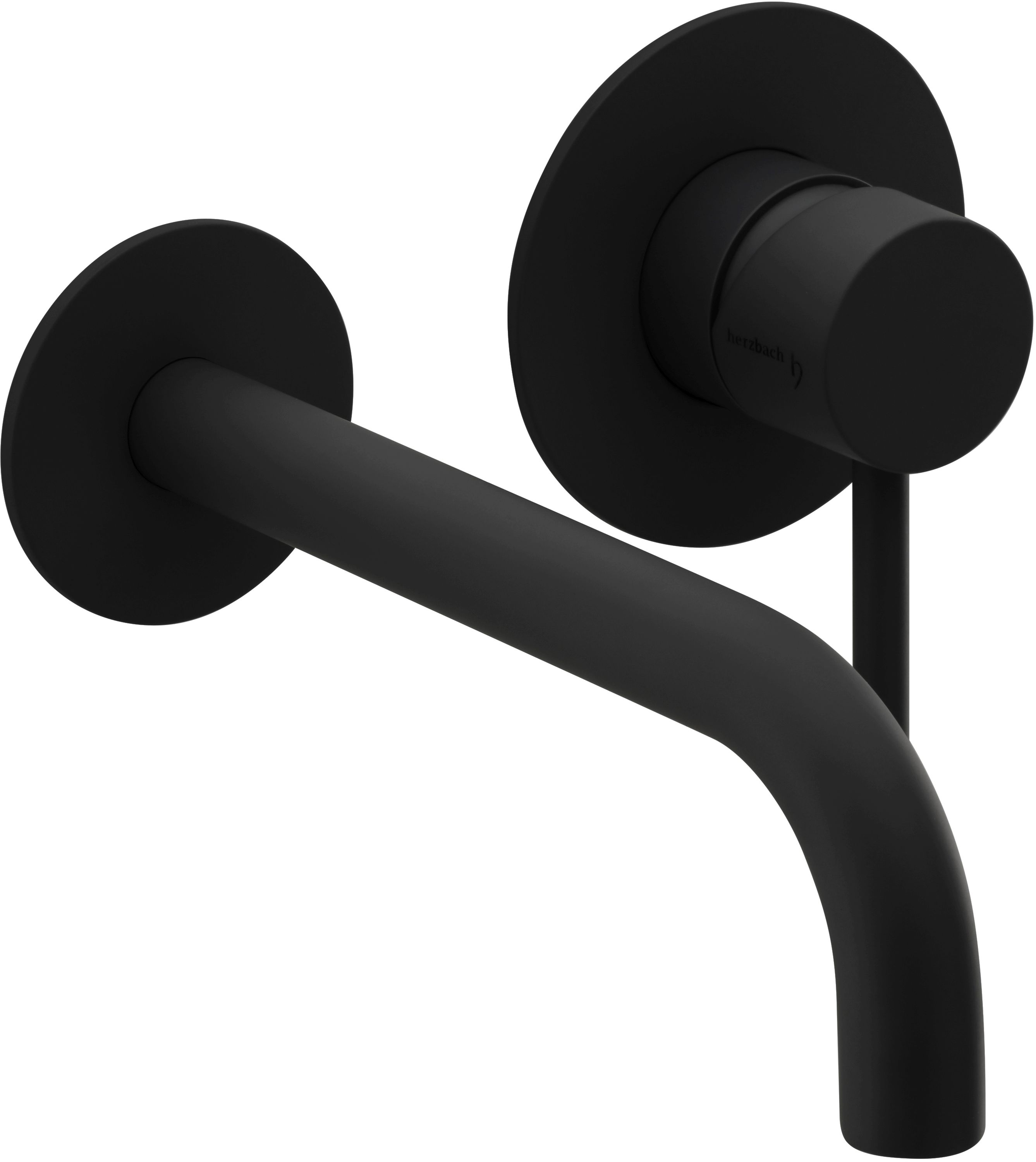 Darmowa Dostawa - Bateria umywalkowa podtynkowa czarna Herzbach Deep Black 23203754112