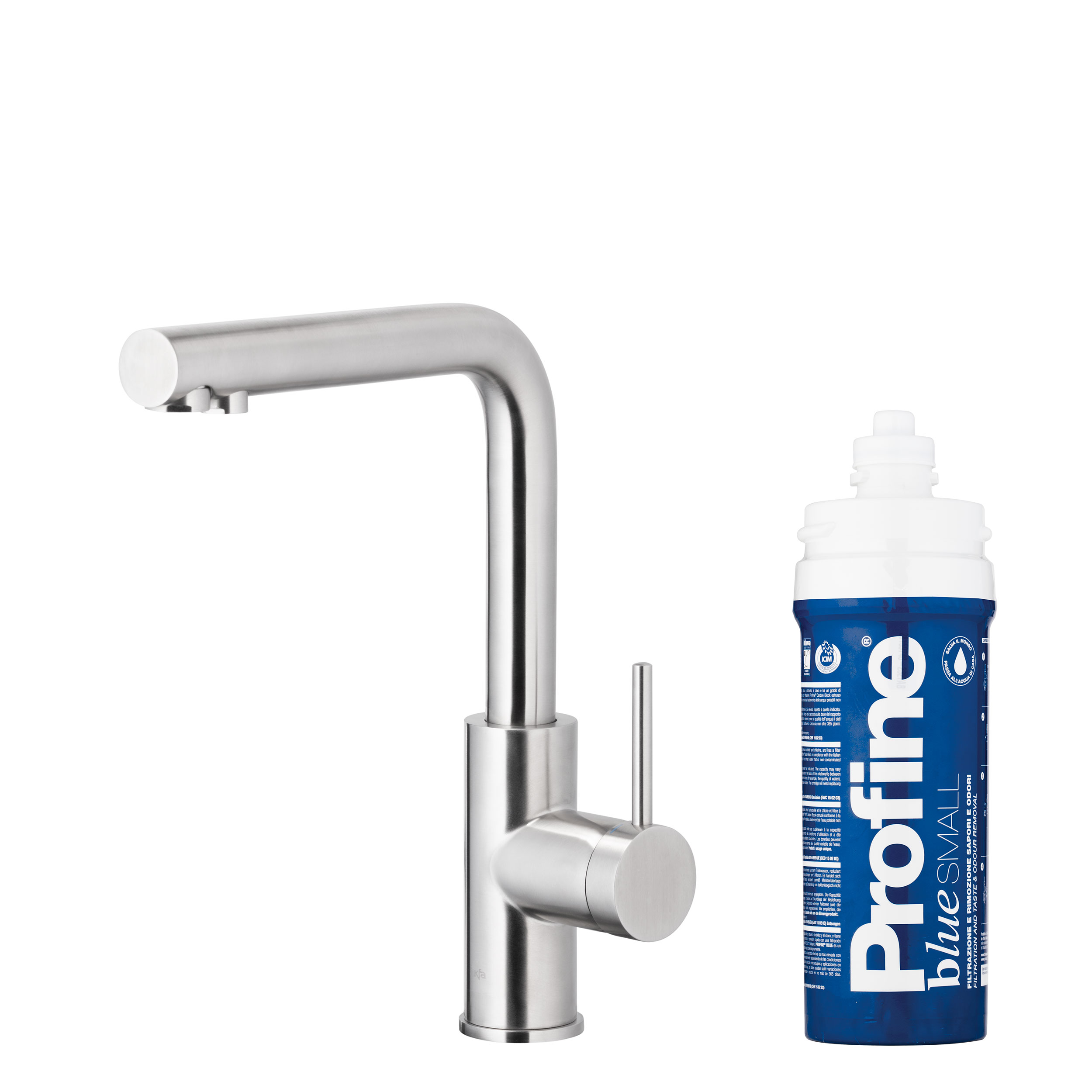 Darmowa Dostawa - Bateria kuchenna z filtrem stojąca inox KFA Armatura Duero 662391322