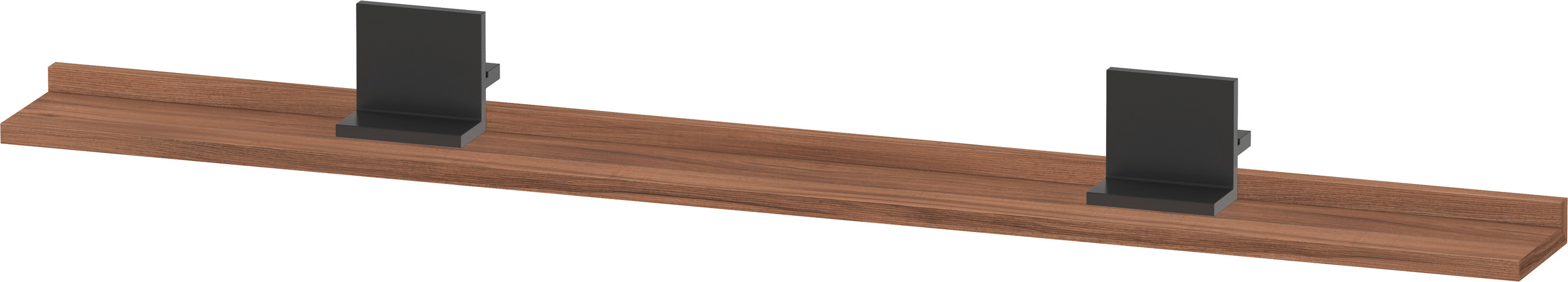 Darmowa Dostawa - Półka 120 cm czarna-orzech Duravit Sivida SV74340BD790000
