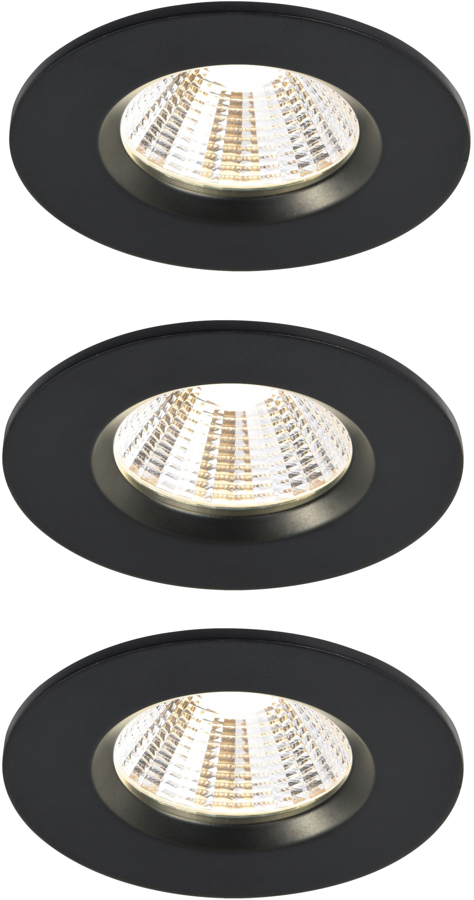 Darmowa Dostawa - Lampa do zabudowy 3x4.5 W czarna Nordlux Fremont 2310056003