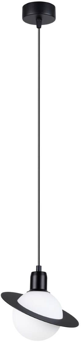 Darmowa Dostawa - Lampa wisząca 1x8 W biała-czarna Sollux Lighting Hyperion SL1358
