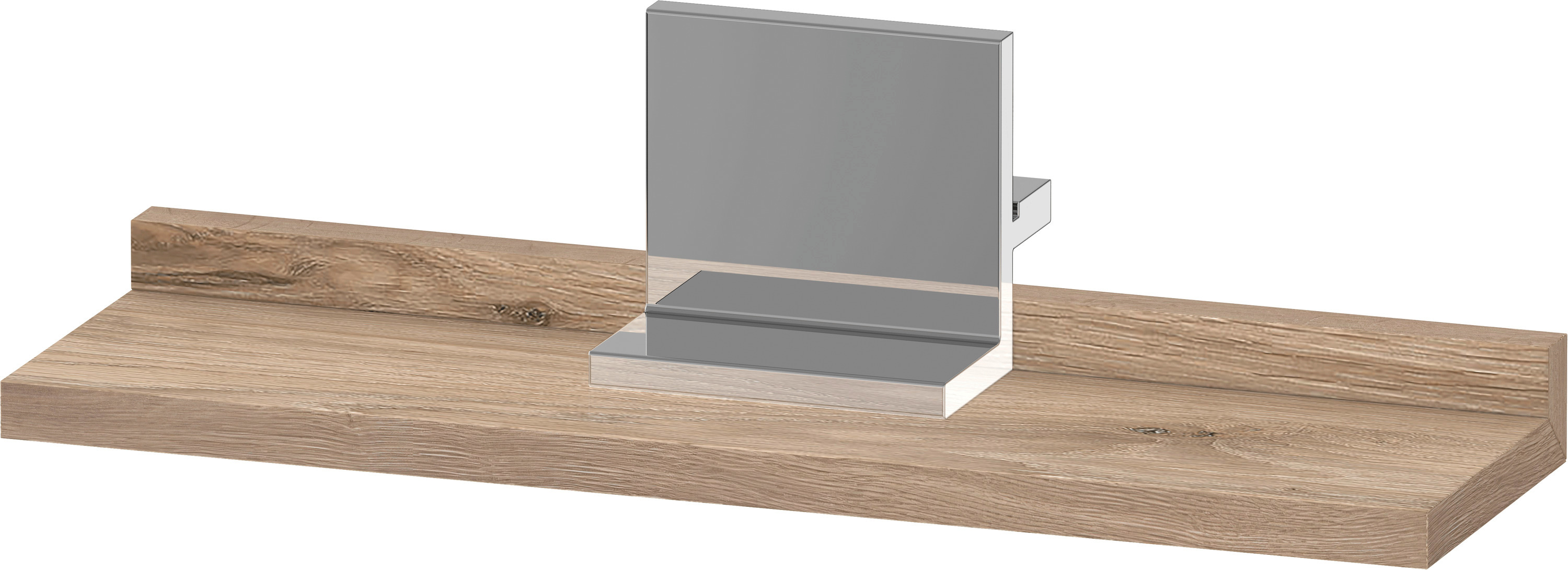 Darmowa Dostawa - Półka 40 cm dąb-chrom Duravit Sivida SV7430010550000