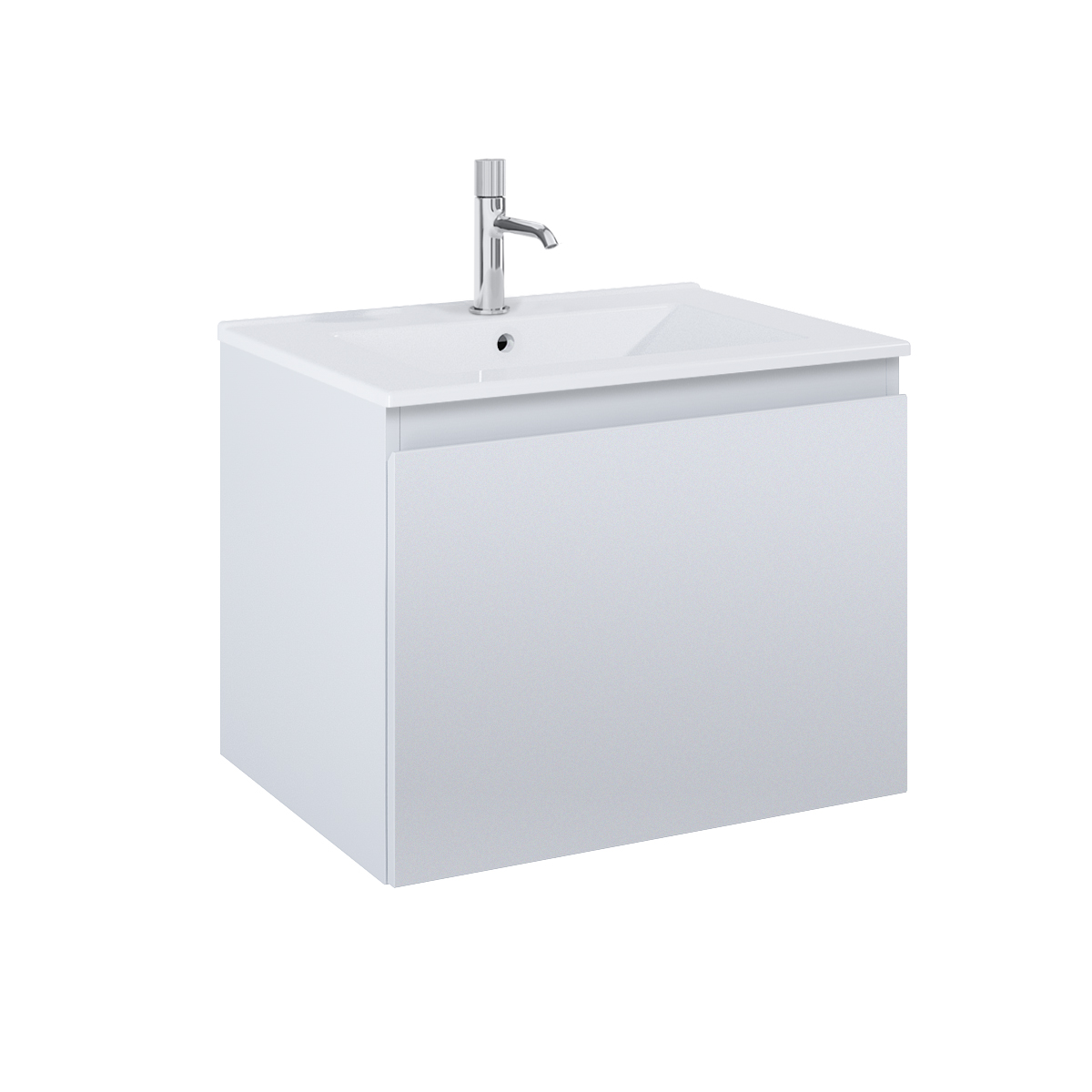 Darmowa Dostawa - Umywalka z szafką 60 cm szarą Oltens Vernal 68012700