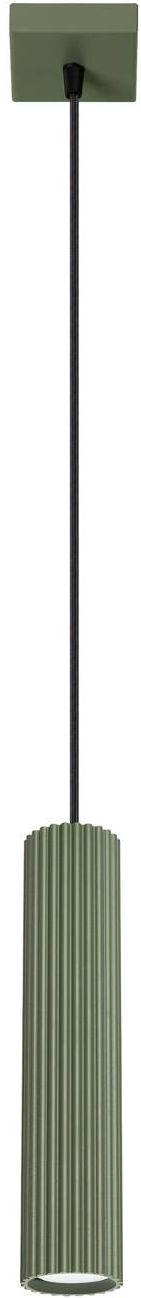 Darmowa Dostawa - Lampa wisząca 1x10 W zielona Sollux Lighting Karbon SL1611